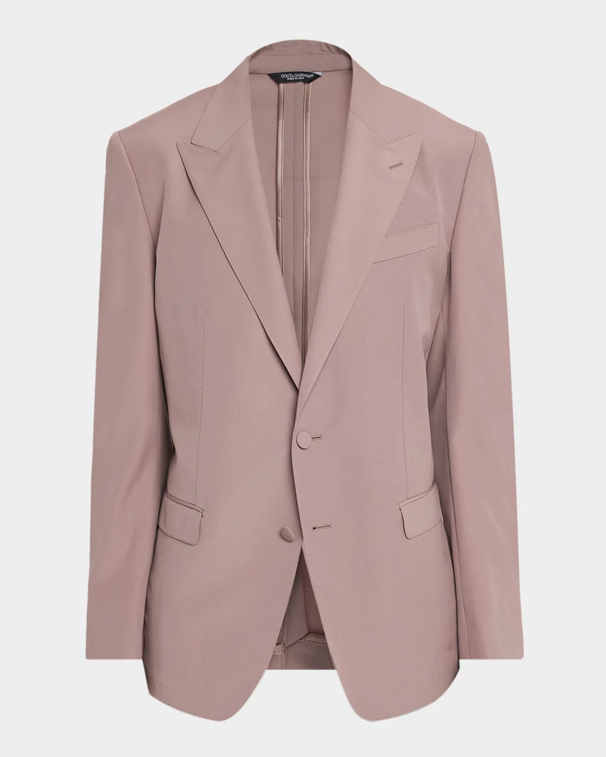 Men's Stretch Wool Single-Breasted Blazer - 1