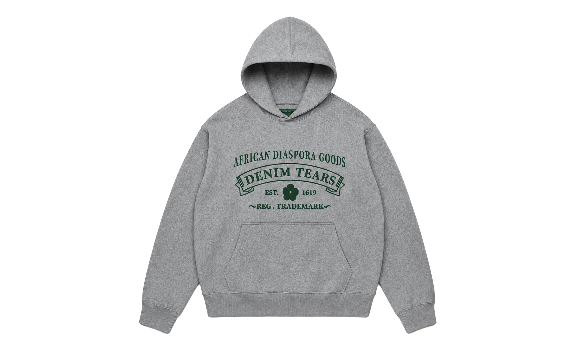 ADG Hoodie "Grey / Green" DT724 - 1