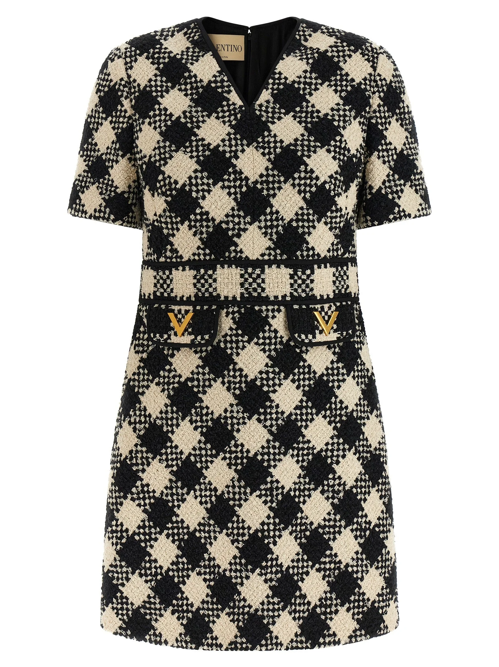 Valentino Garavani Women Valentino Garavani Damier Tweed Dress - 1