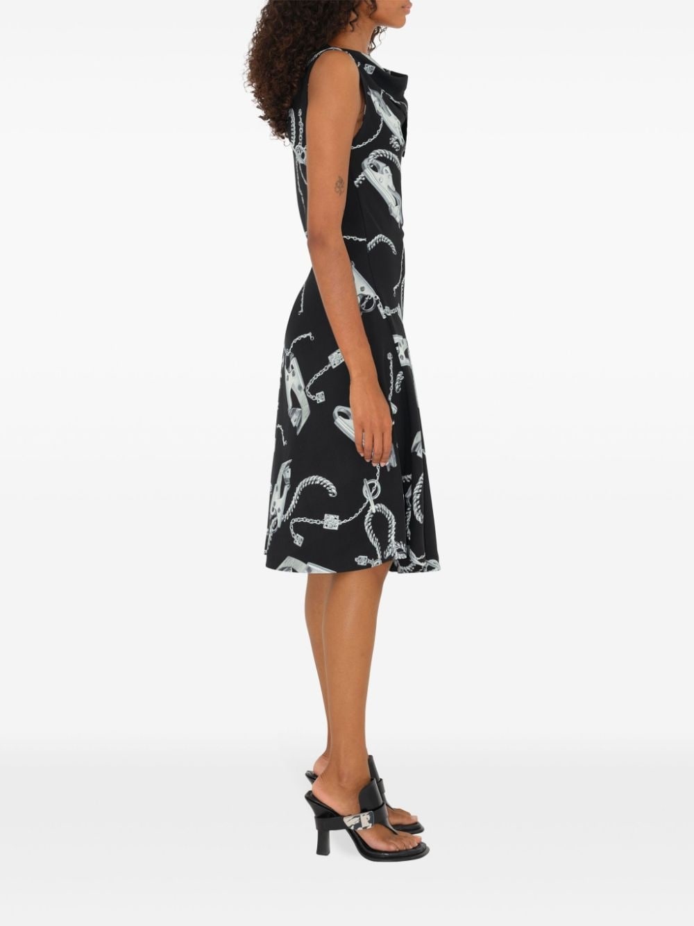 Knight Hardware flared dress - 3
