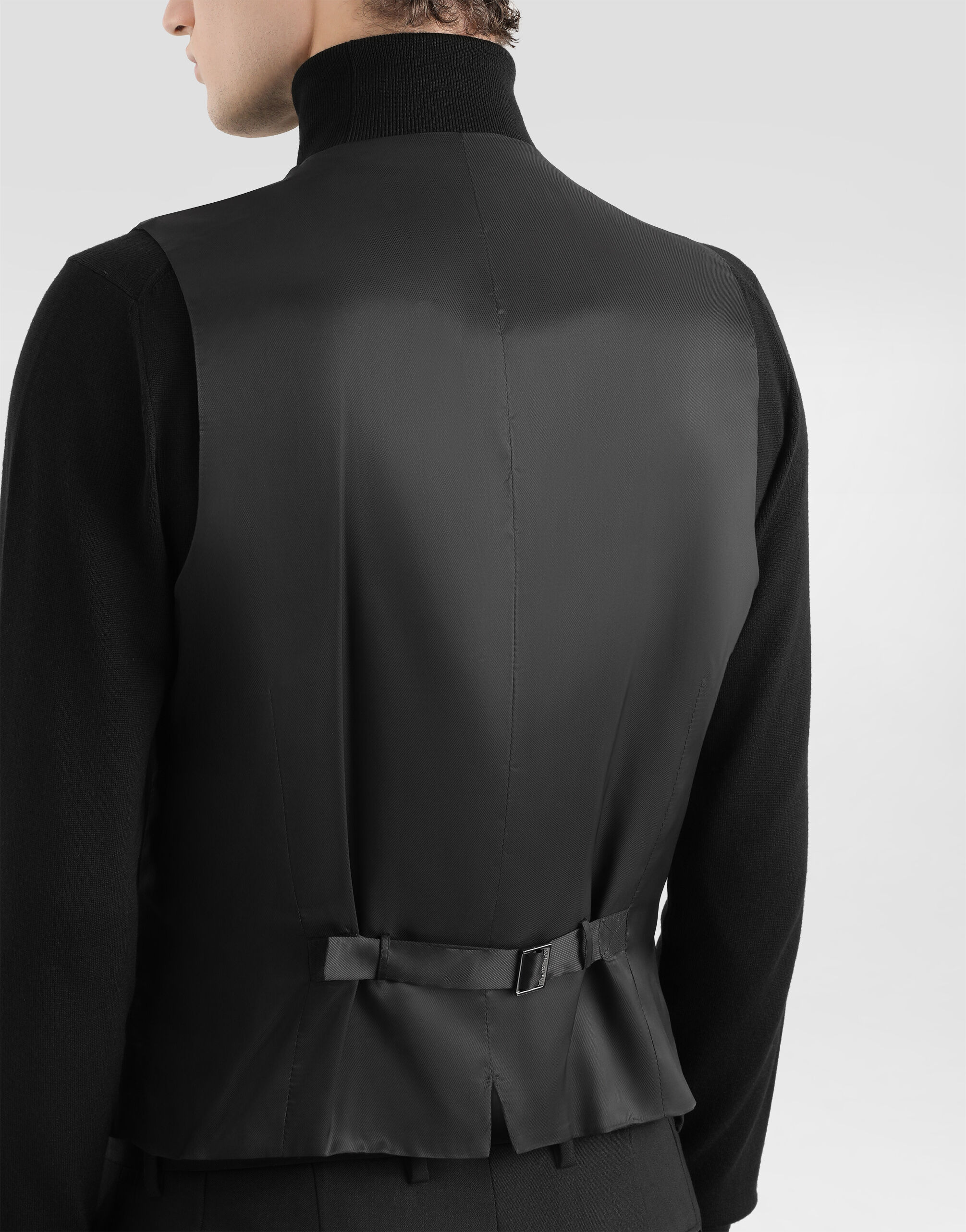 Three-piece Sicilia-fit suit in stretch wool - 5
