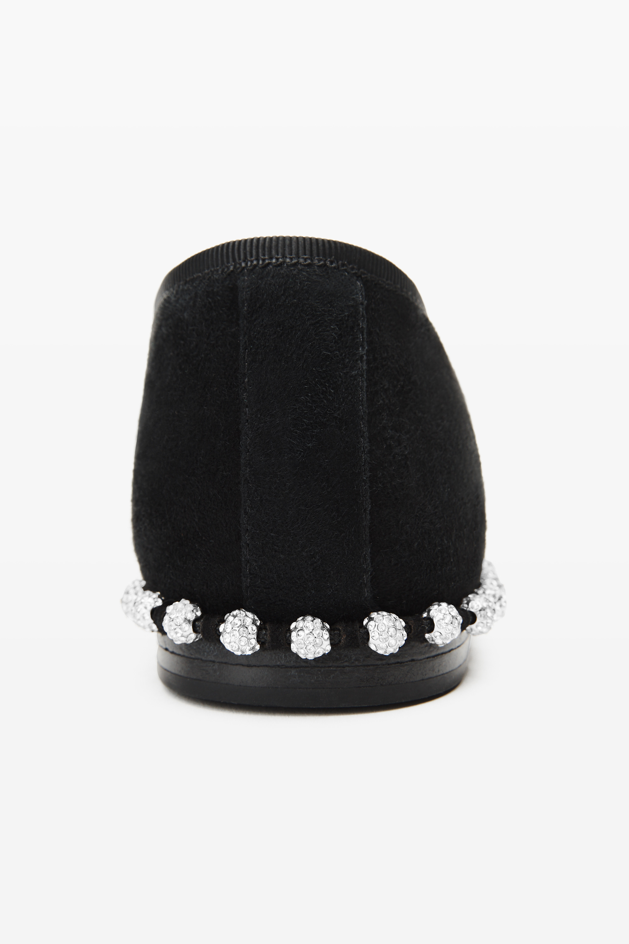 Black Suede Lina Flat - 5