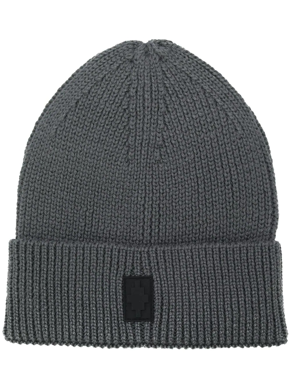 Cross ribbed-knit beanie - 1