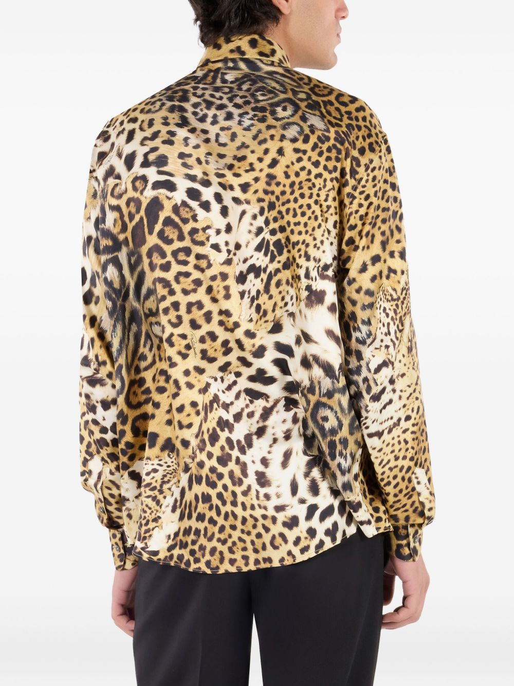 leopard-print shirt - 4