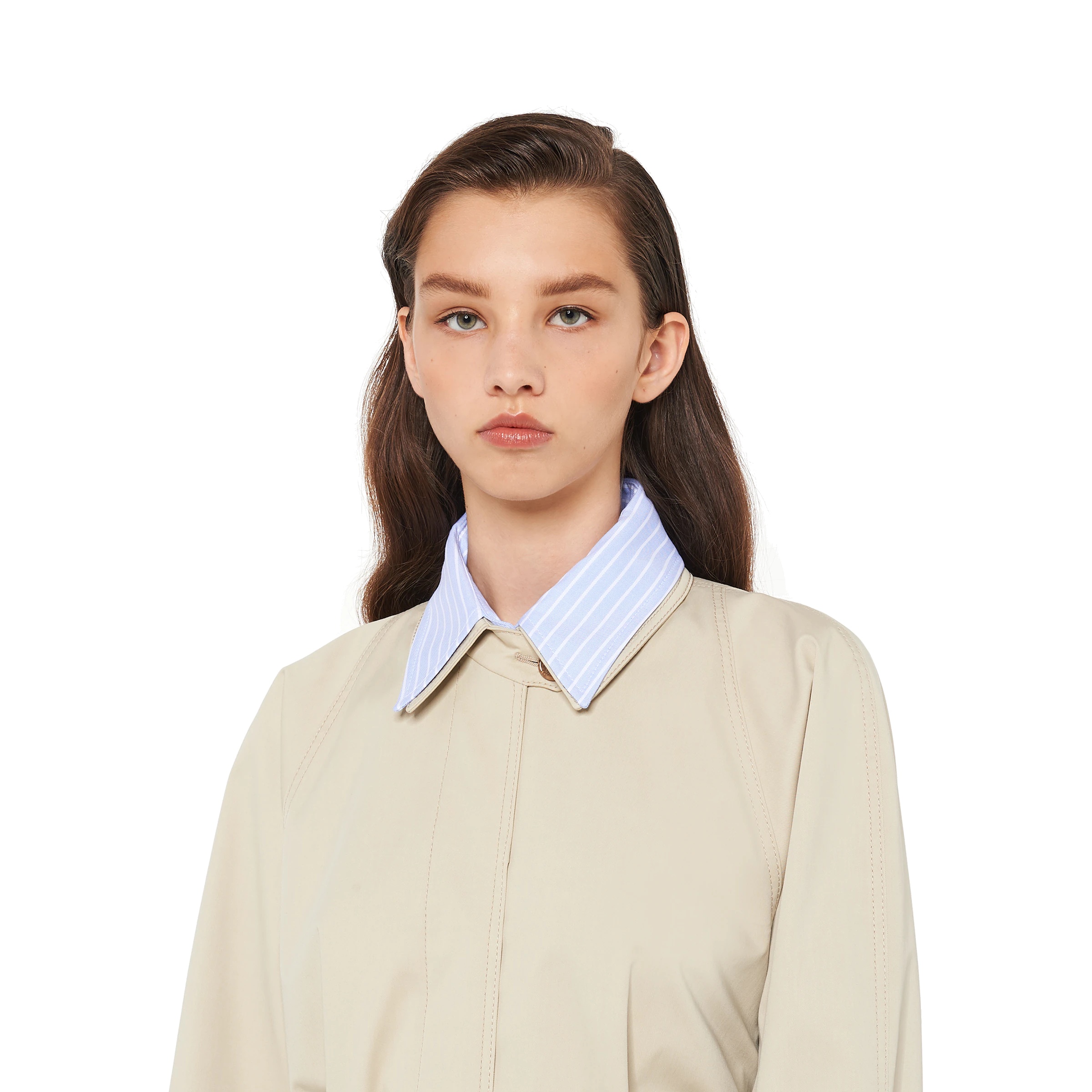 Stretch gabardine trench coat - 5