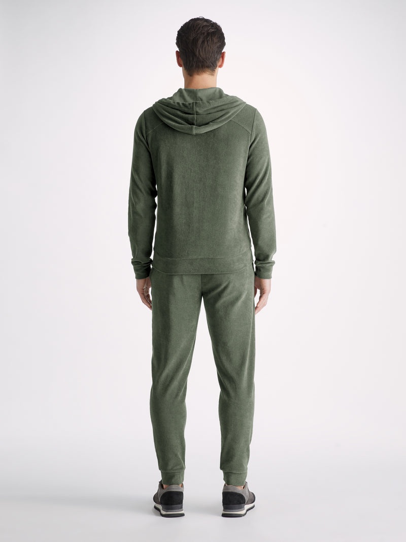 Men's Hoodie Isaac Terry Cotton Soft Green - 4