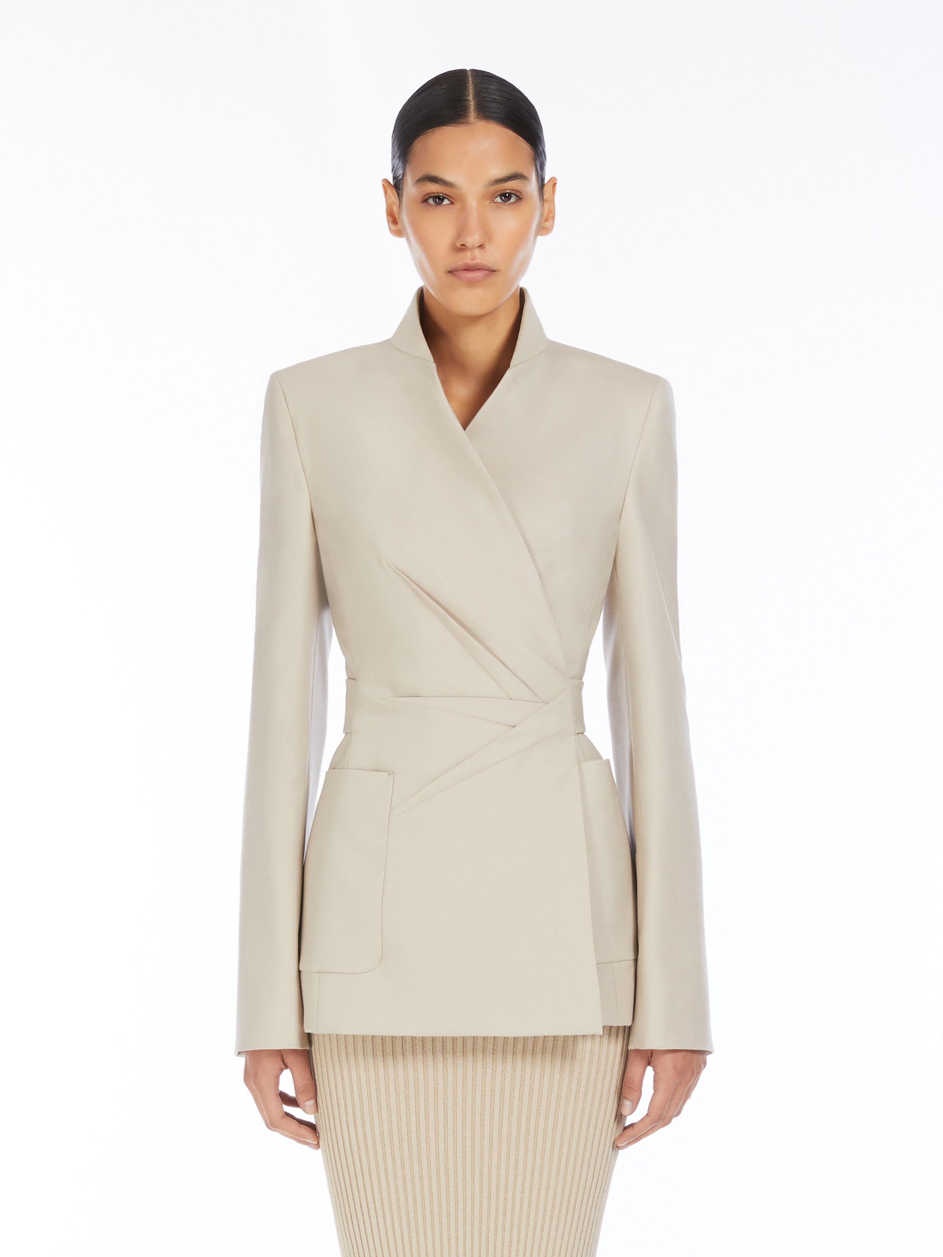ジャケット MAX MARA - NEREO Wool, mohair and silk blazer Max Mara NEREO Wool, mohair and silk blazer | REVERSIBLE