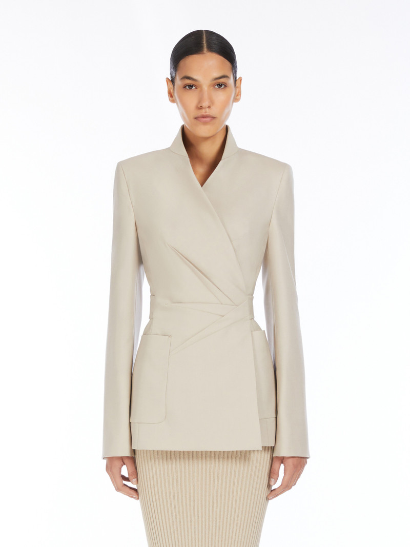 NEREO Wool, mohair and silk blazer 3