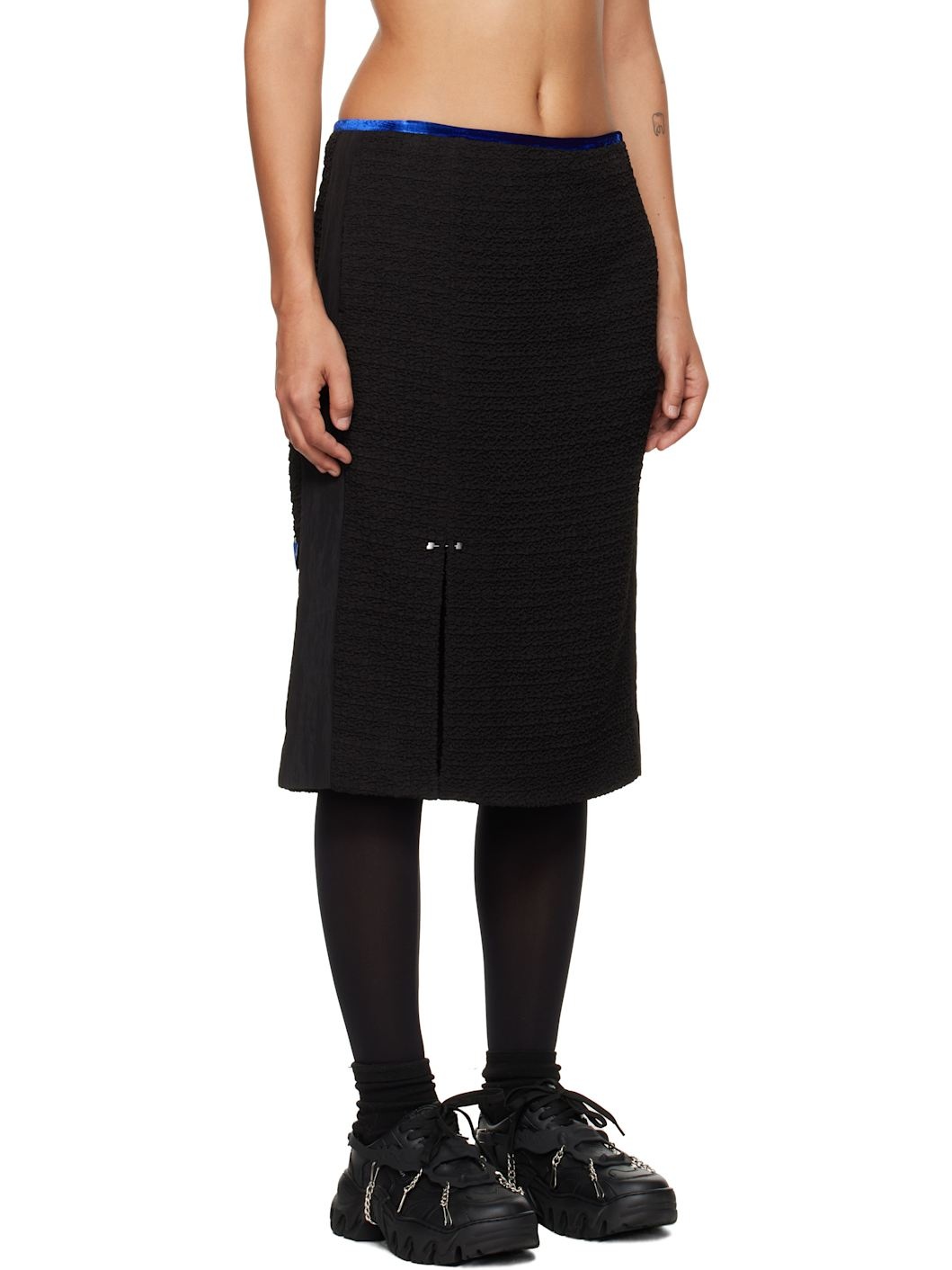 Black Ruga Product. 64 Midi Skirt - 2