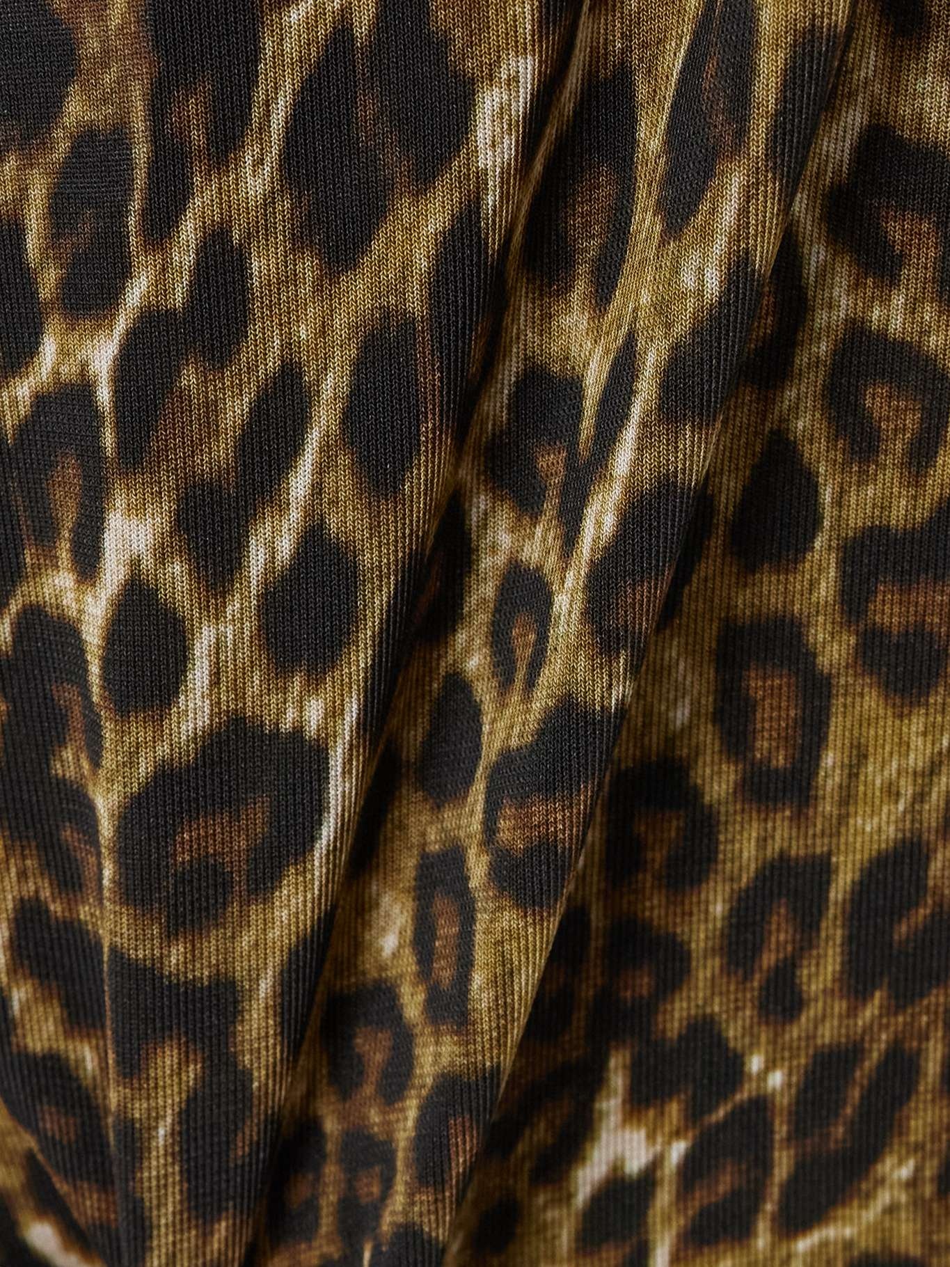 Joshua leopard-print stretch-jersey leggings - 5