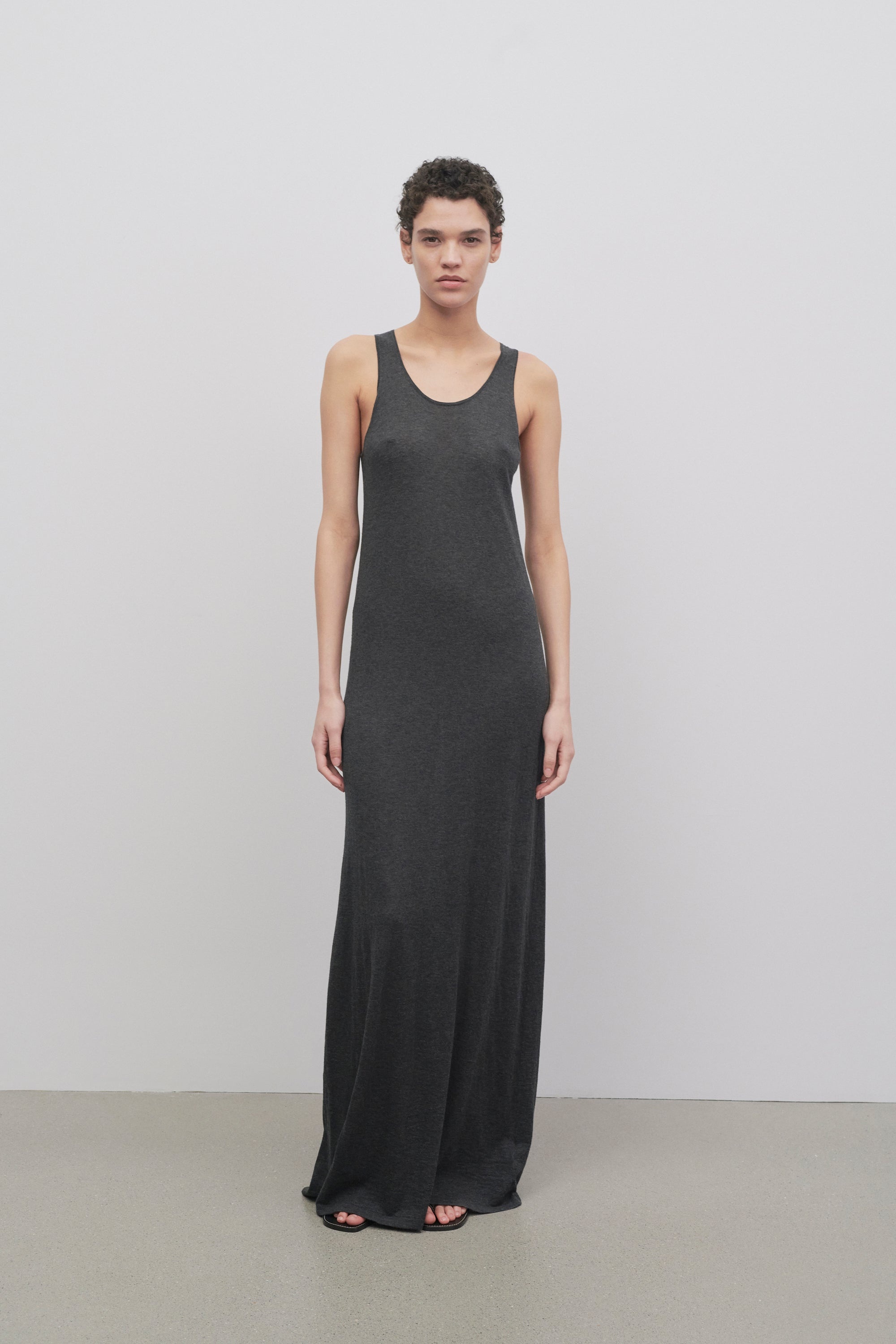 Farissa Dress in Cotton and Cashmere - 3