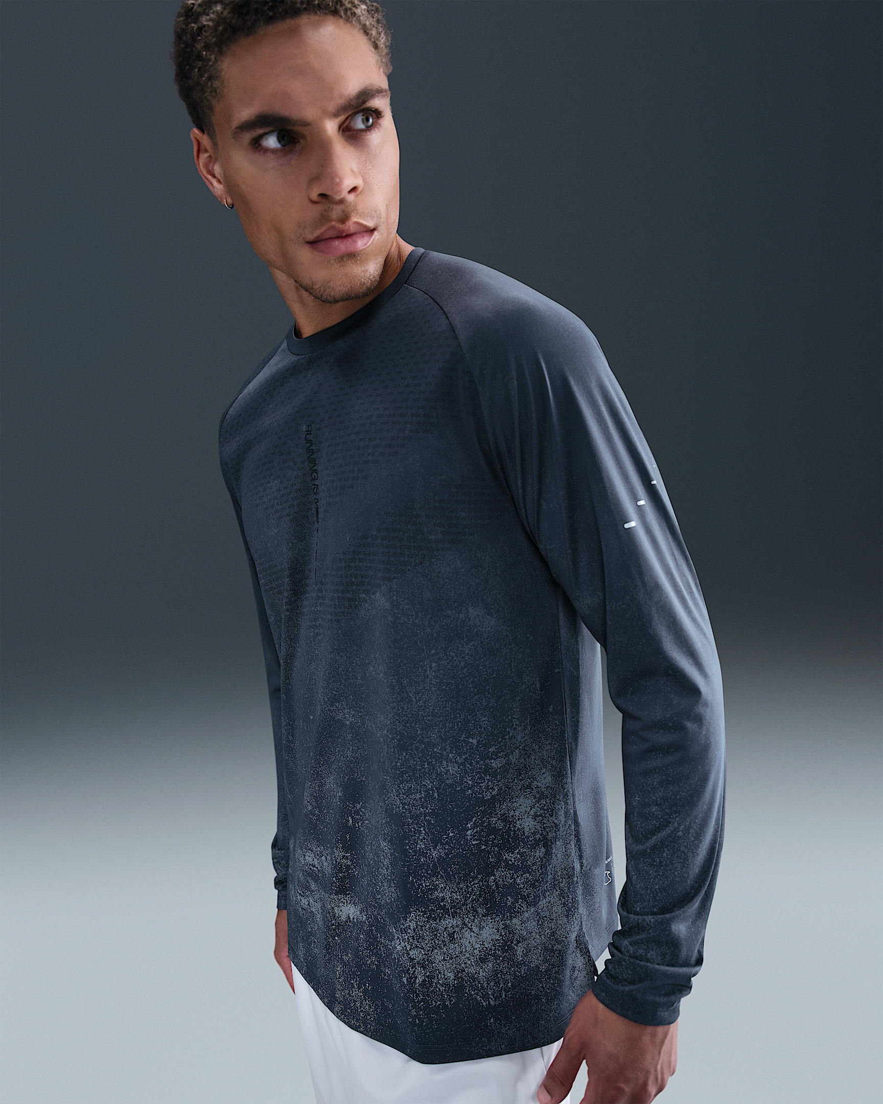 Nike Stride Men's Dri-FIT ADV Long-Sleeve Running Top with Reflective Accents - 1