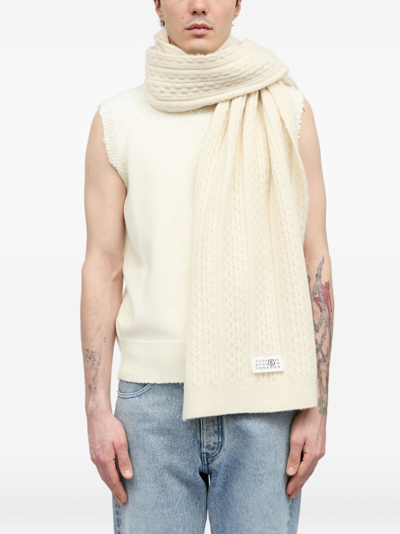 ribbed-knit scarf 4