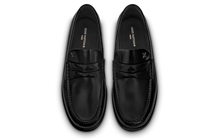 LOUIS VUITTON Louis Loafers 'Patent Black' 1AAMWL - 3