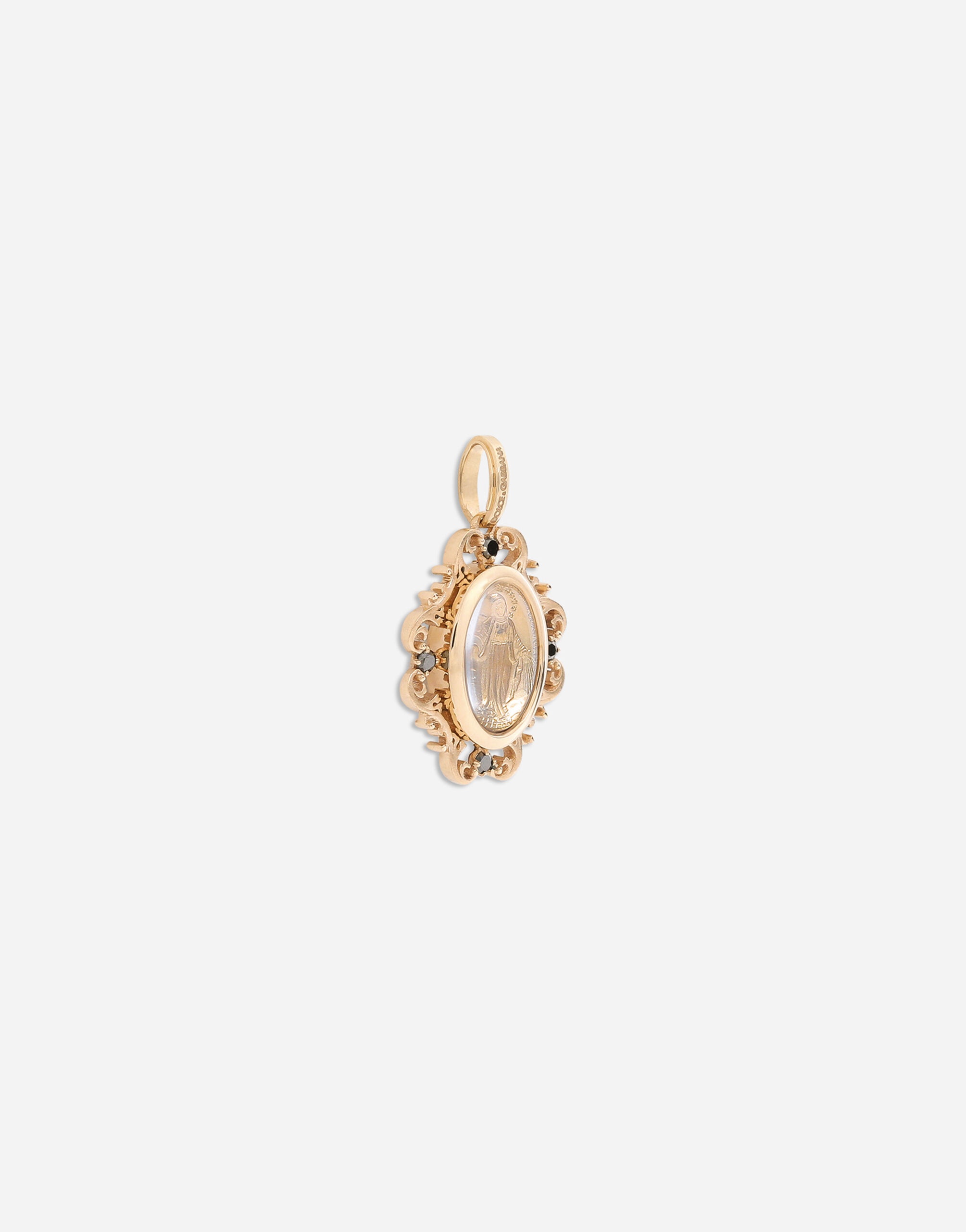 Devotion yellow gold charm - 2