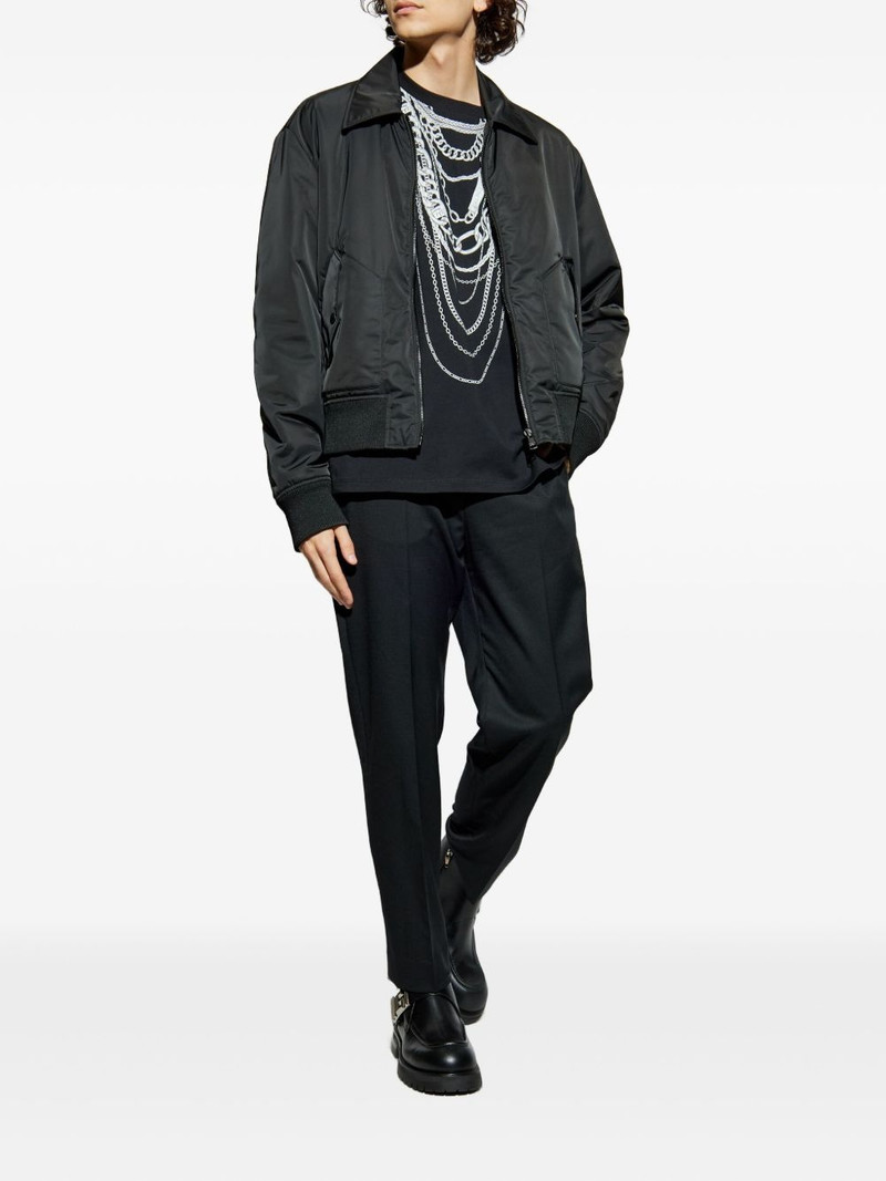 Balmain chain-print T-shirt outlook