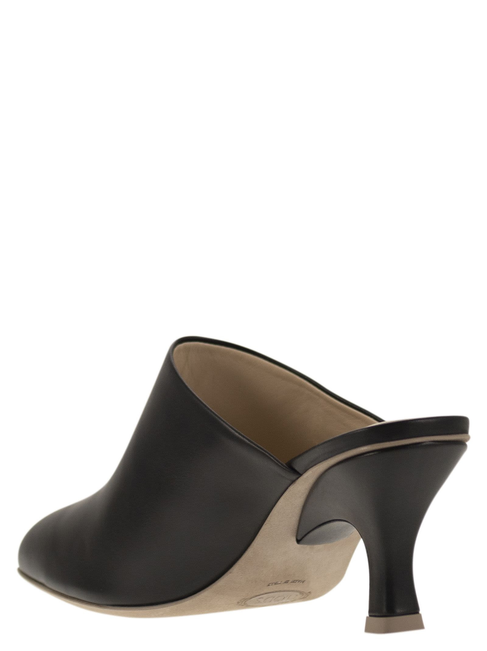 Tod's Women Leather Sabot - 3