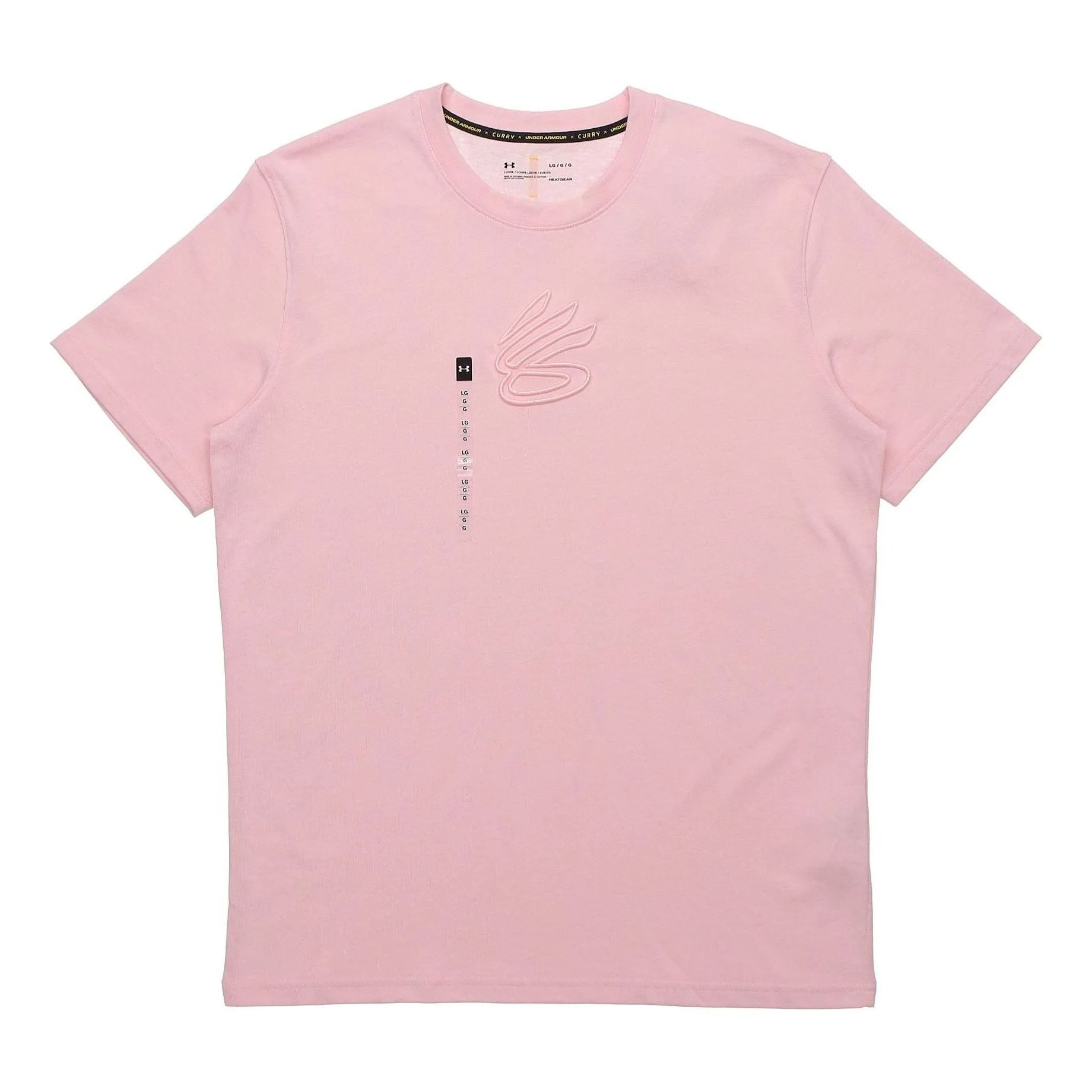 Under Armour Curry Embroidered Undrtd T-shirt 'Pink' 1362005-658 - 1