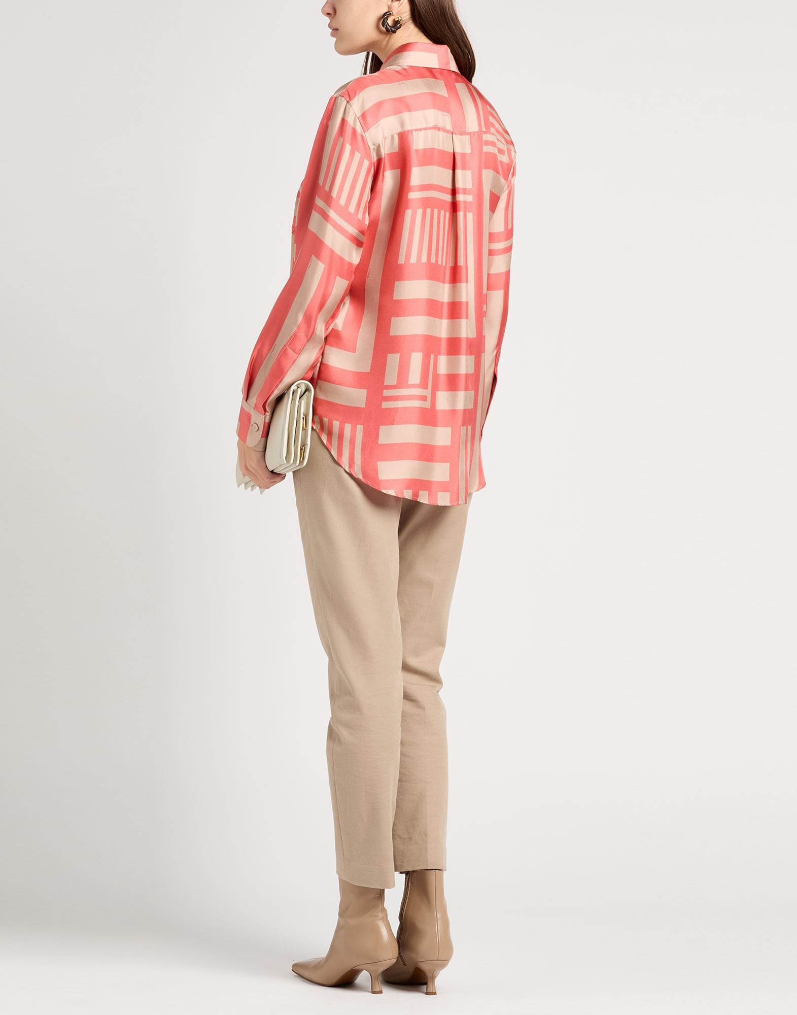 Coral Women's Silk Shirts & Blouses - 3