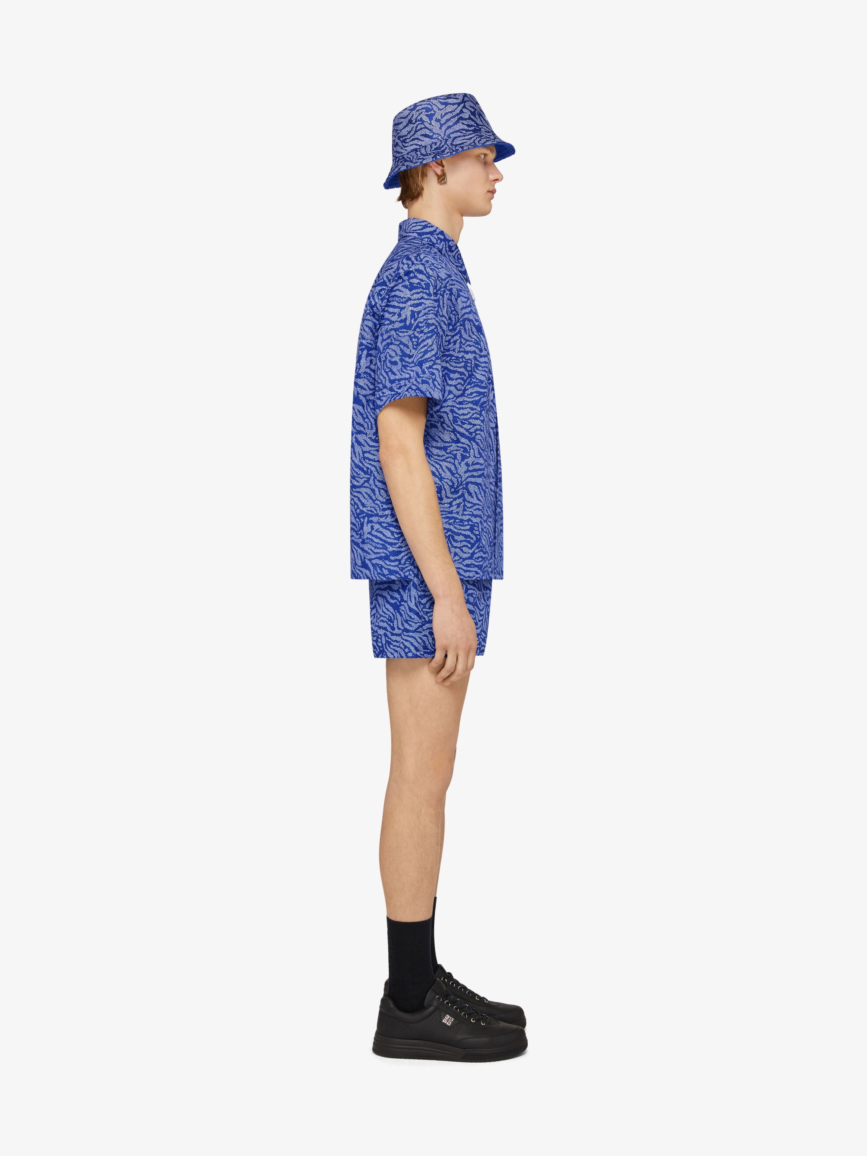 SHIRT IN PRINTED COTTON VOILE - 3