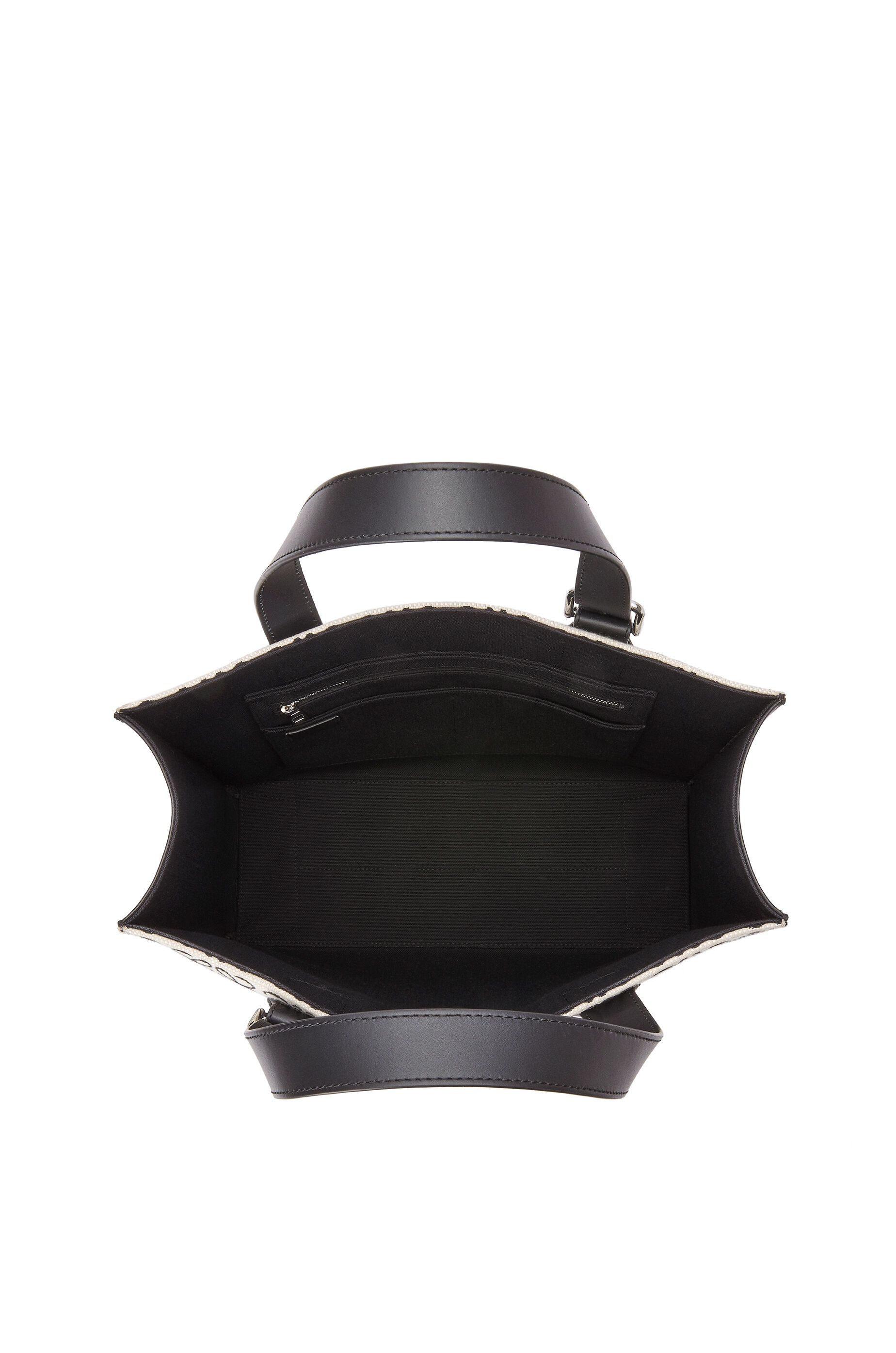 Buckle Tote in Anagram jacquard and calfskin 5