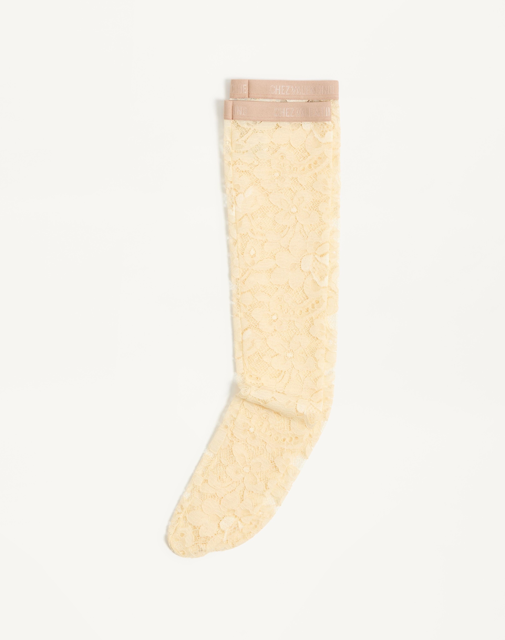 REBRODÉ LACE KNEE-HIGH SOCKS - 1