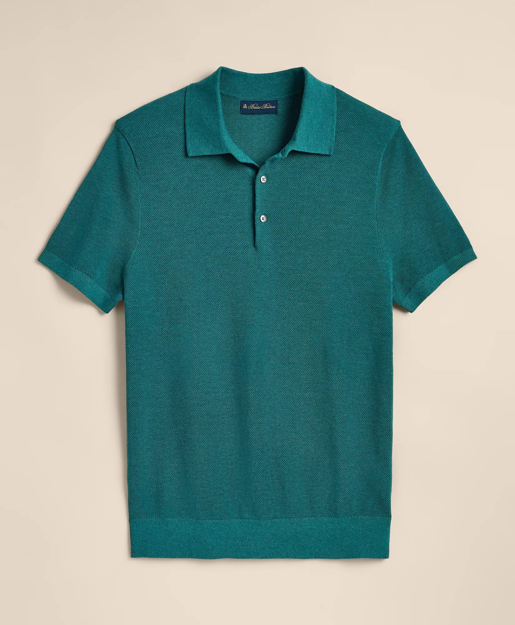Supima® Cotton Pique Polo Sweater - 1