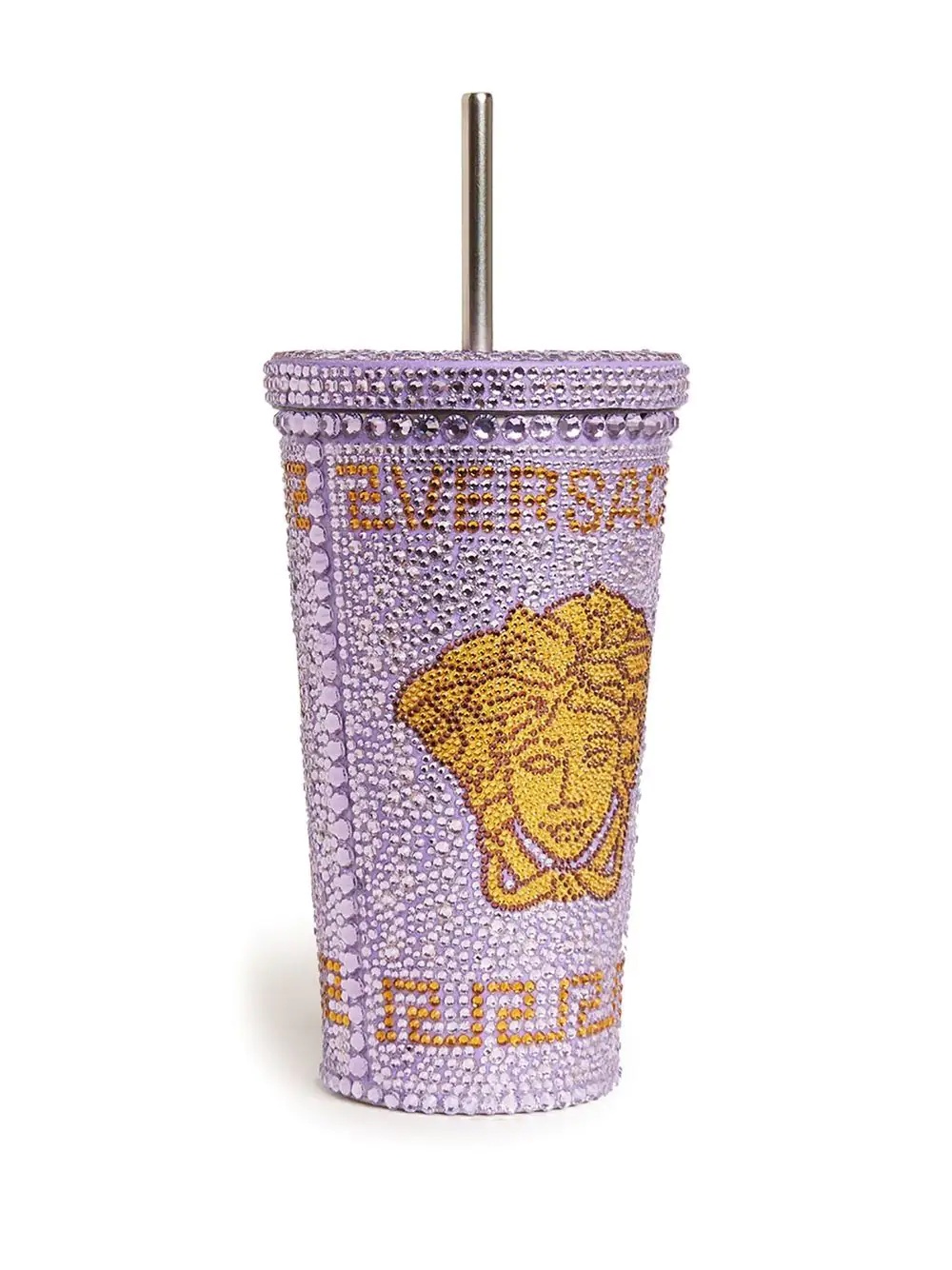 Medusa crystal-embellished travel cup - 2