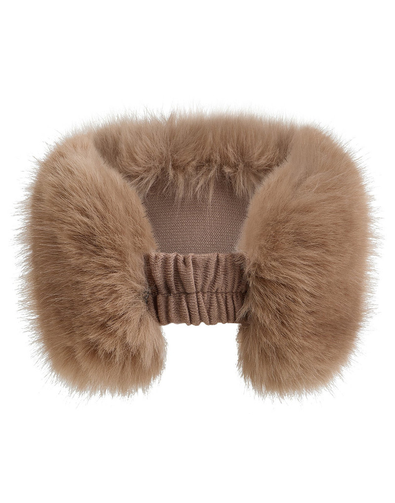 CYNTHIA ROWLEY Faux Fur Headband outlook
