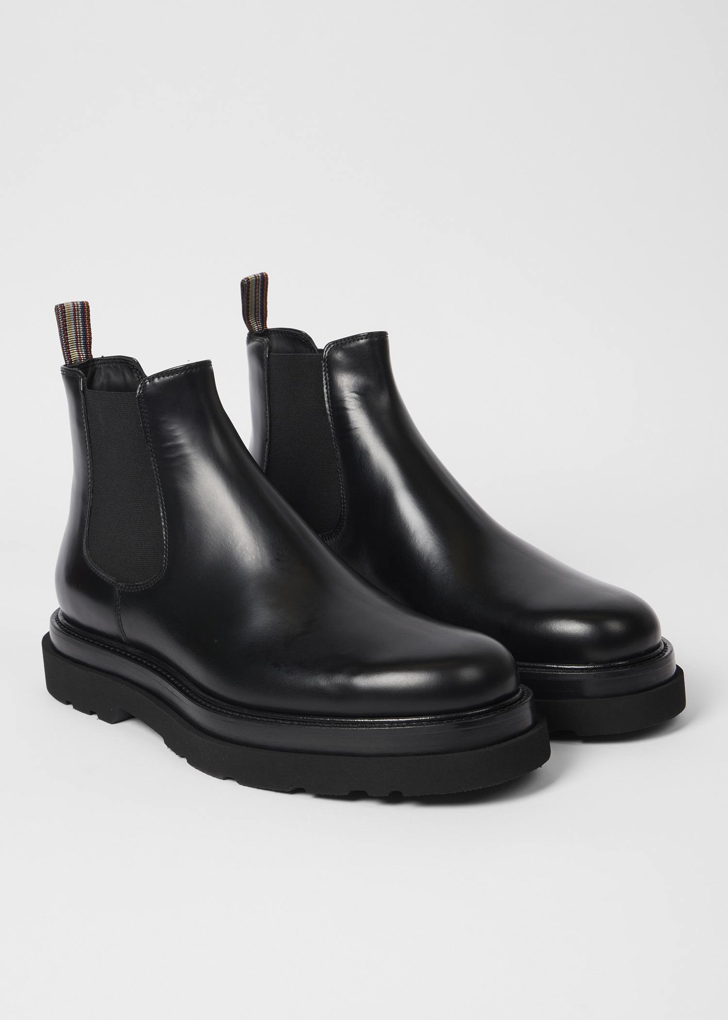 Black Leather 'Beard' Boots - 4