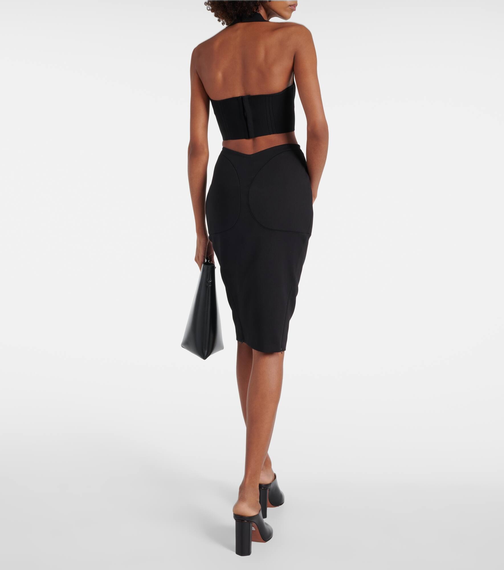 Ruched pencil skirt - 3