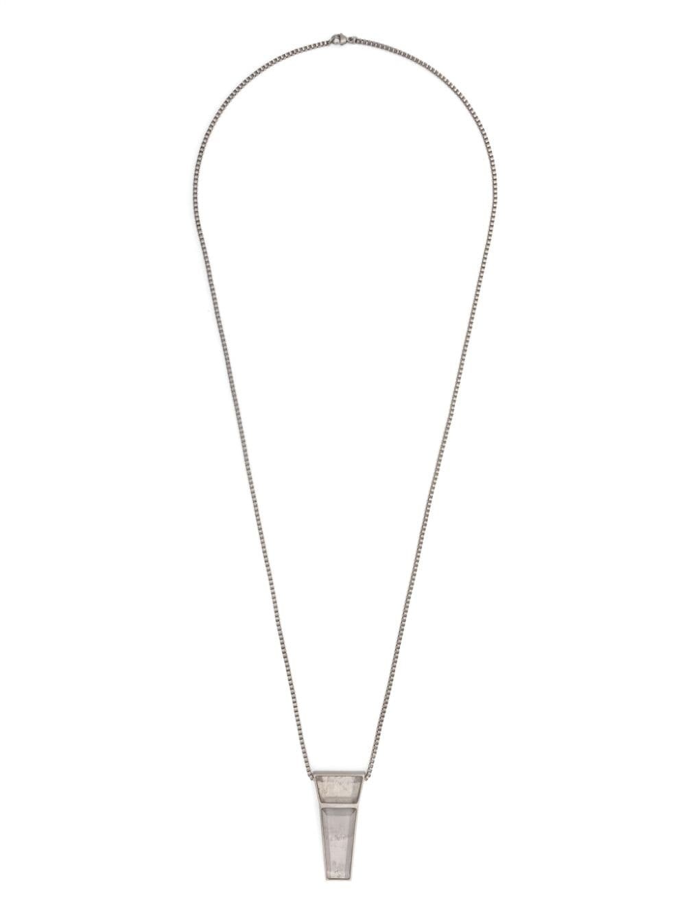 Trunk-pendant quartz necklace - 1
