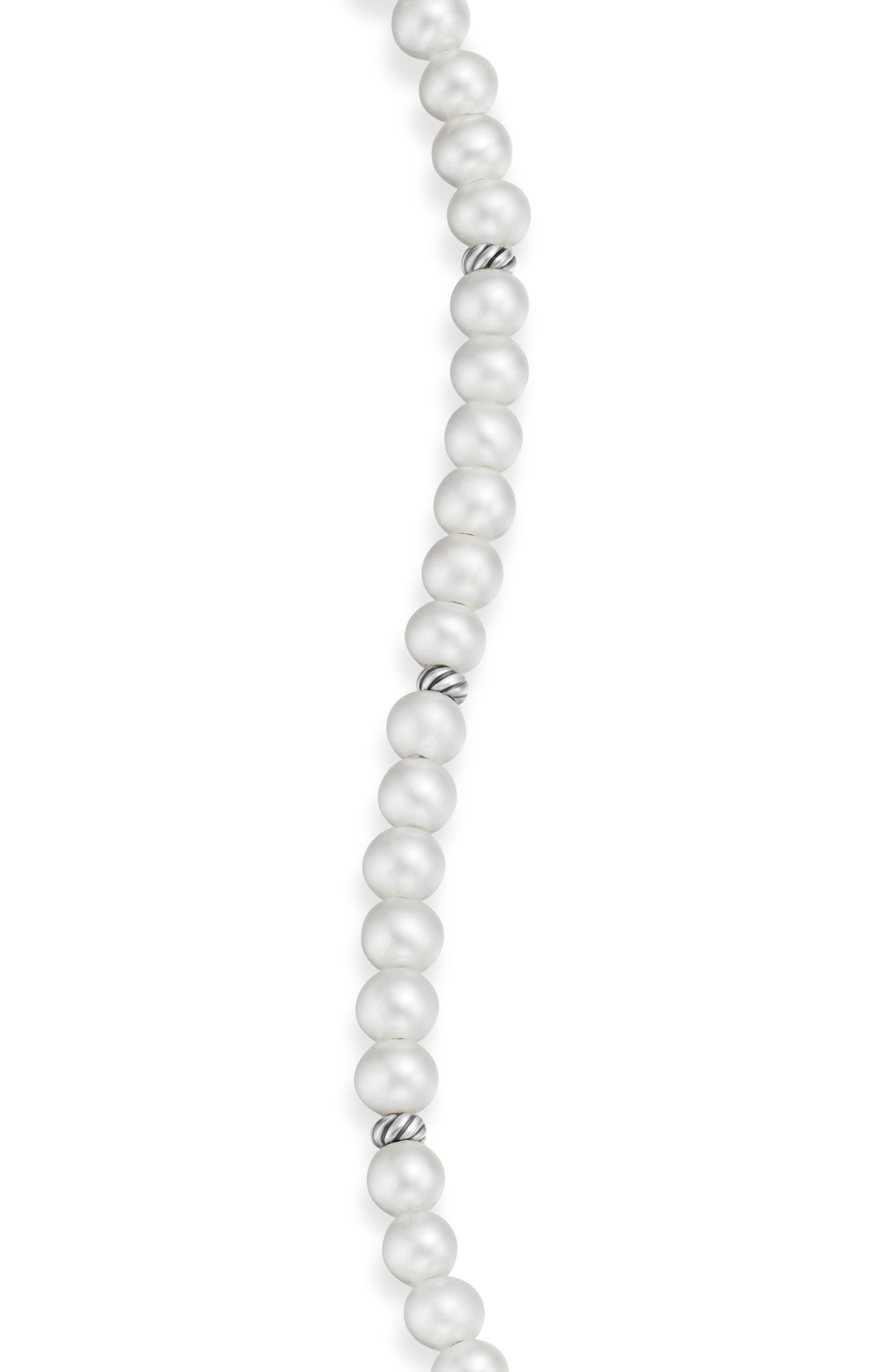David Yurman Spiritual Beads Bracelet in Pearl/Silver at Nordstrom - 6