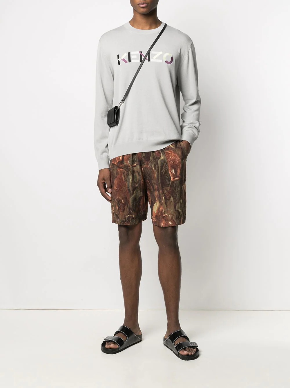 logo-embroidered jumper - 2
