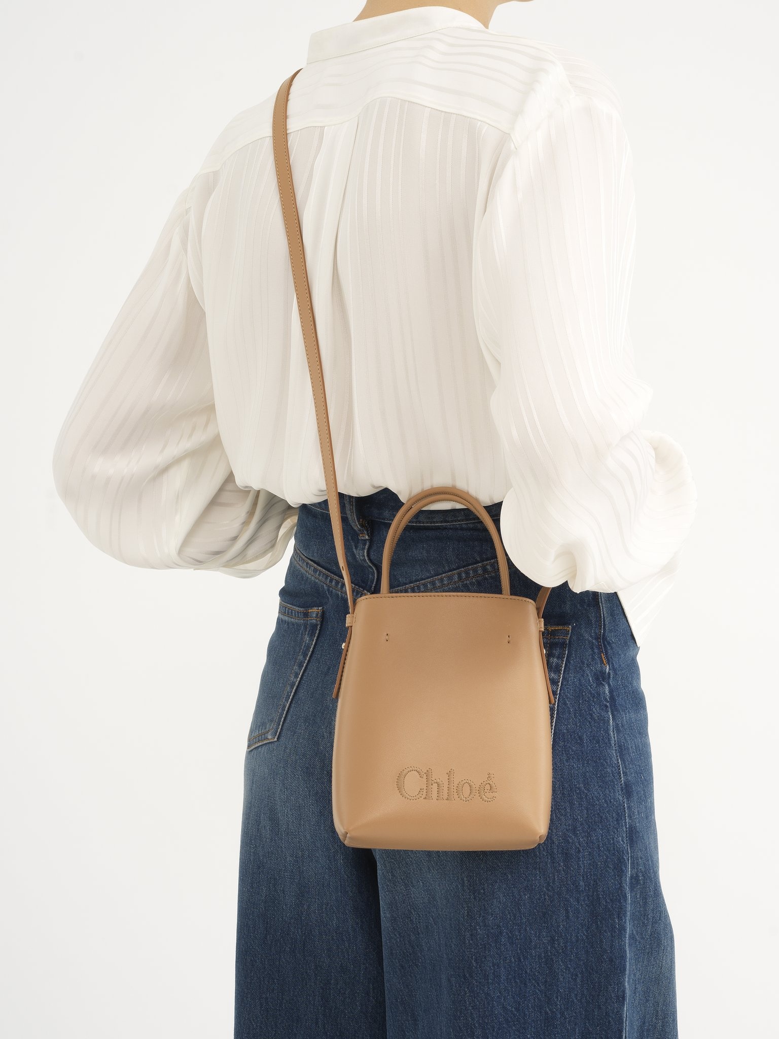 VIP価格.SECCHIELLO CHLOE SENSE MICRO IN PELLE Chloé Women's' Sense Micro Tote Bag in Pink | LN-CC®