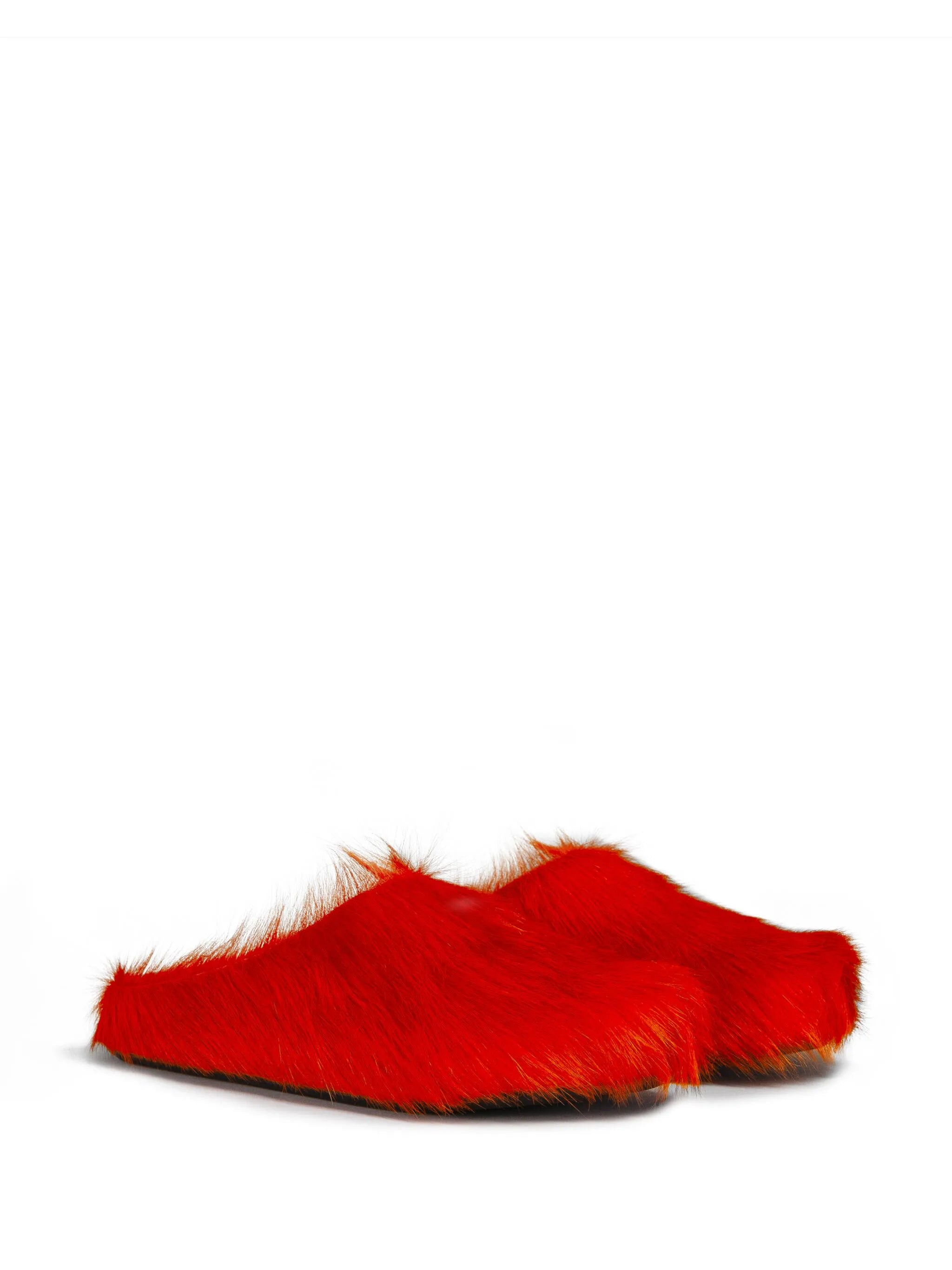 Fussbet Sabot Calf-hair Slippers - 4