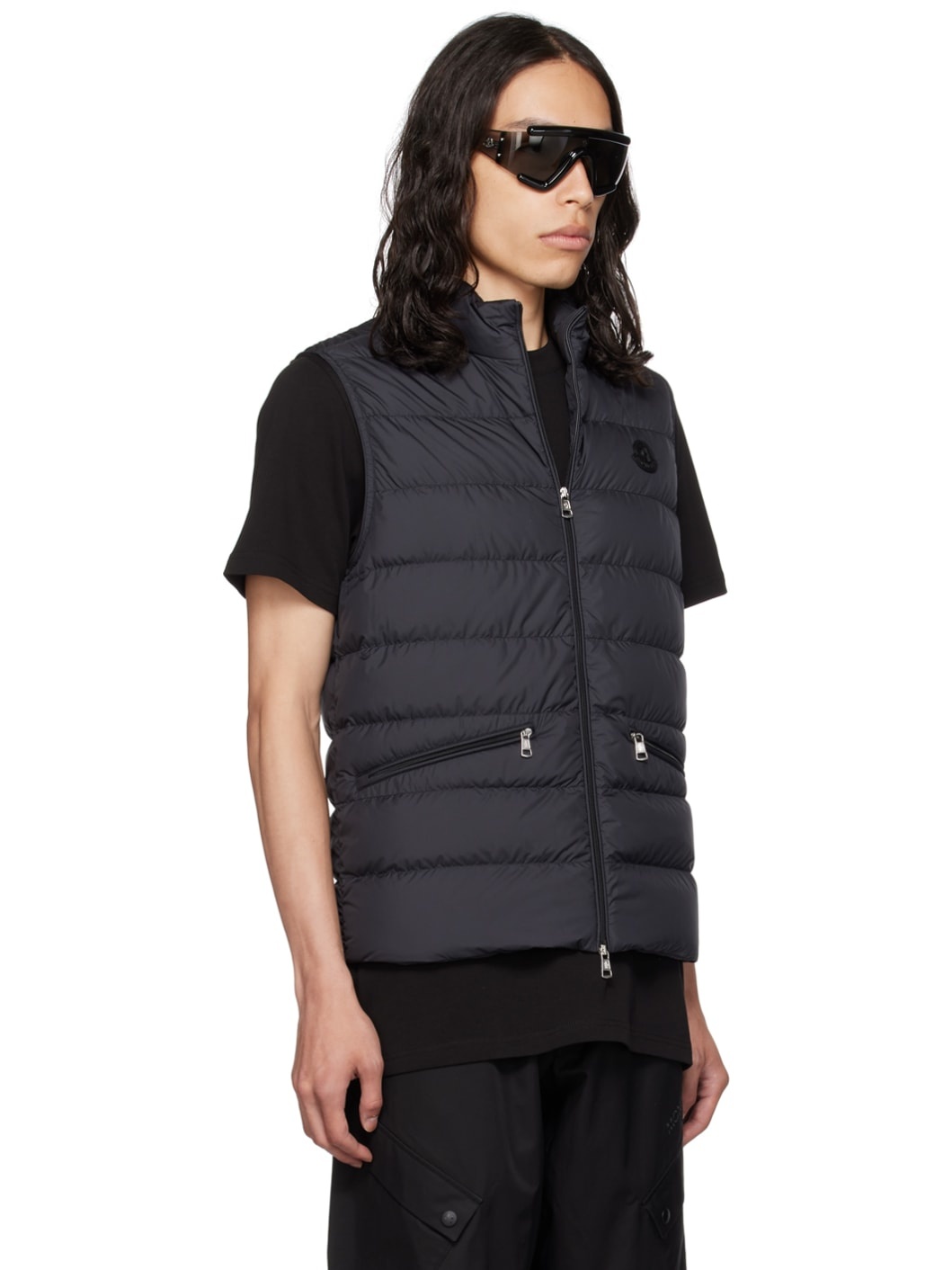 Black Treompan Down Vest - 2