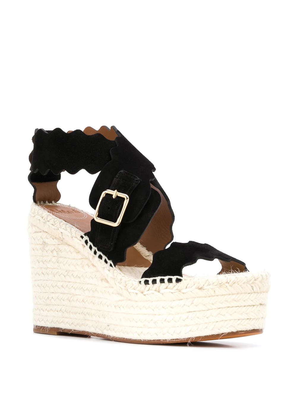 Lauren 110mm espadrille wedge sandals - 2