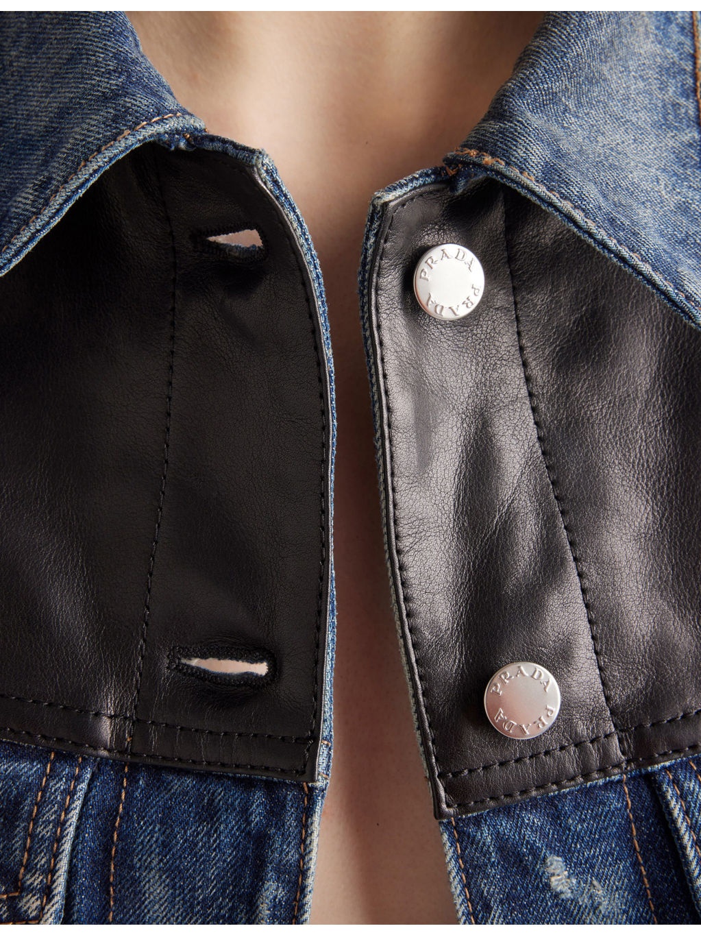 Bleached Relaxed-Fit Denim Jacket - 5