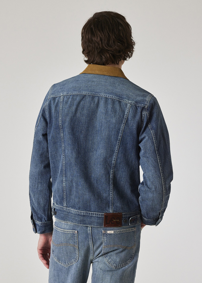 Paul Smith + Lee® Mid Antique-Wash Selvedge Storm 라이더 자켓 8