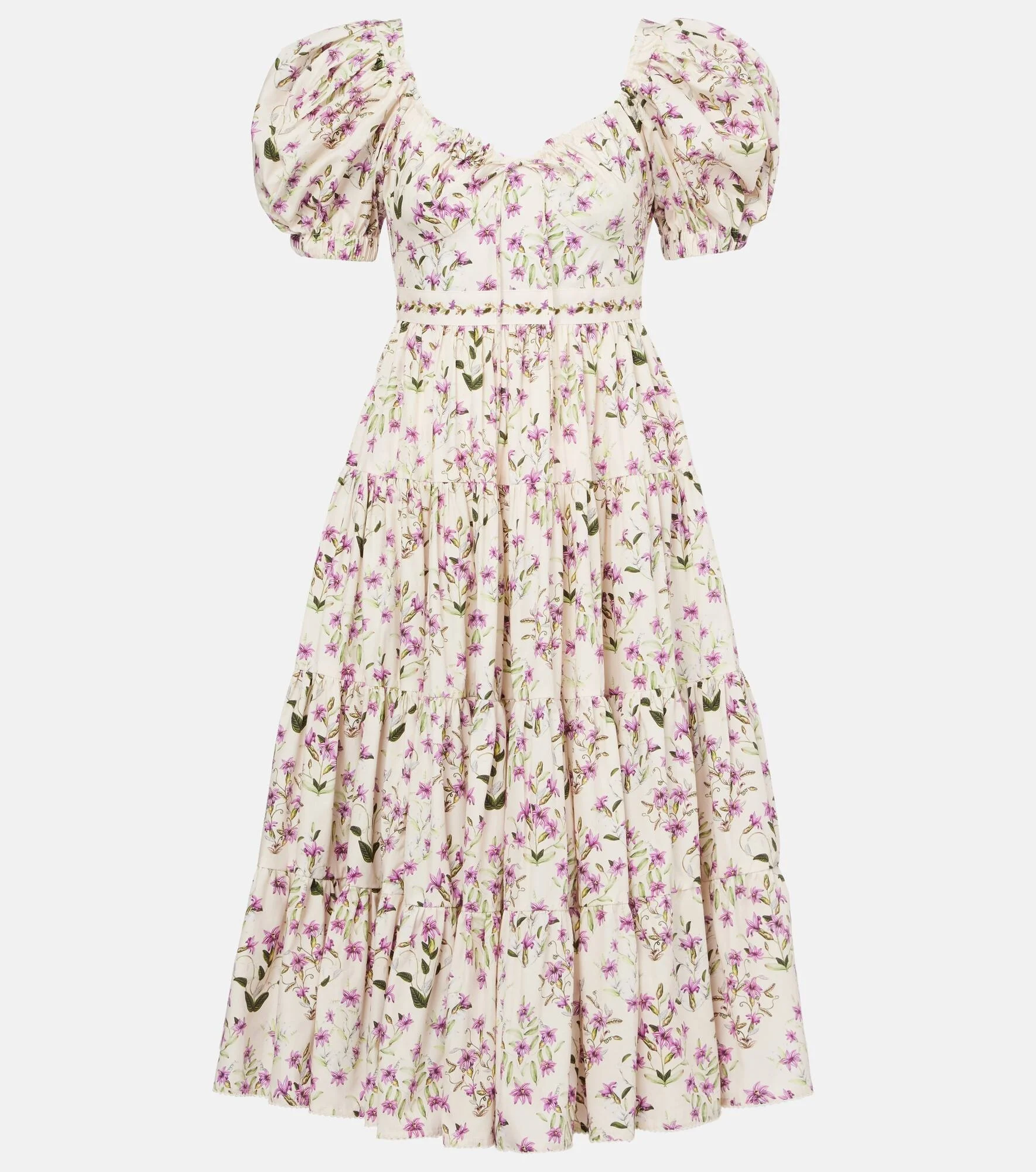 Palmera tiered cotton maxi dress - 1