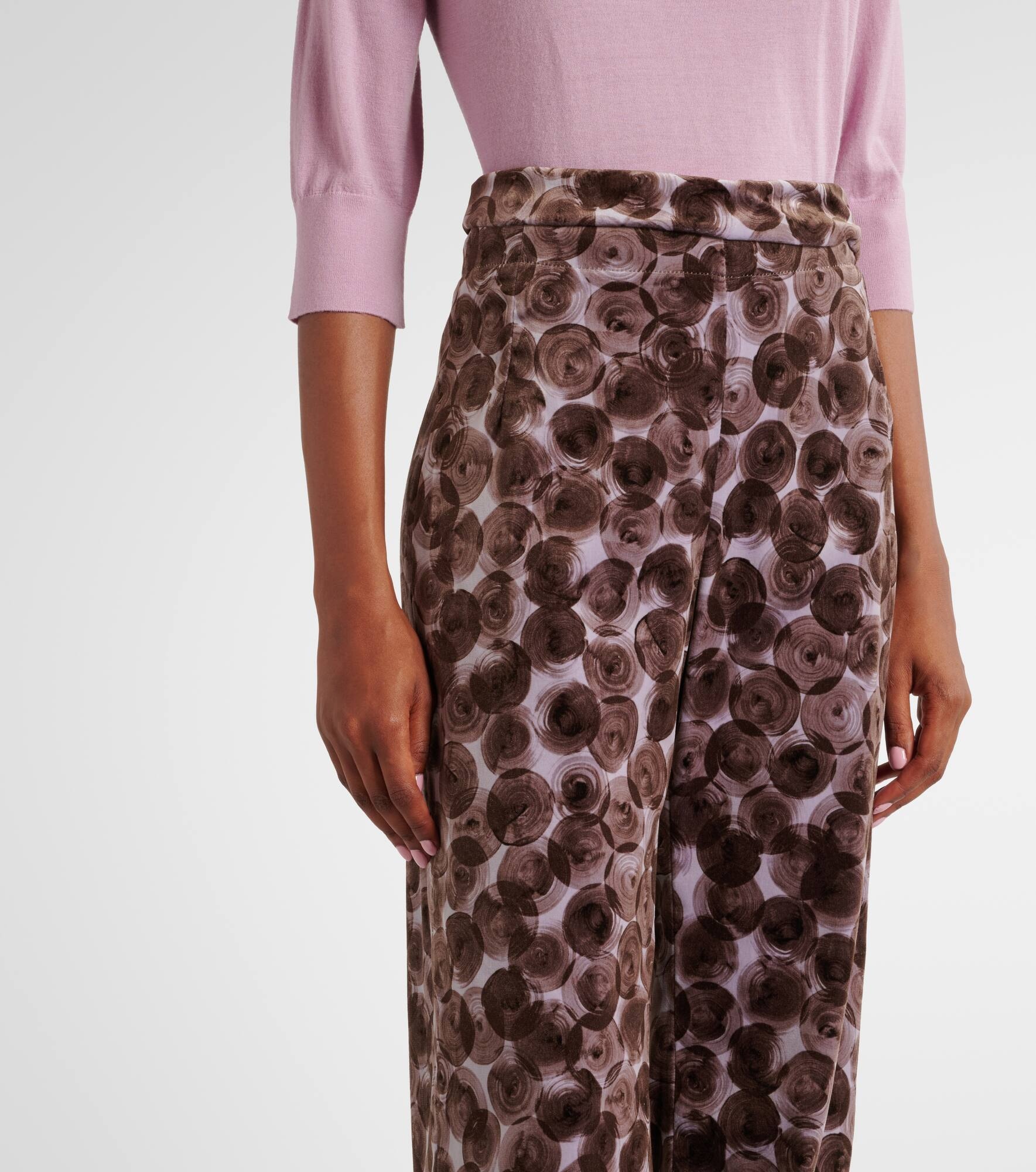 Pantera cotton-blend straight pants - 4
