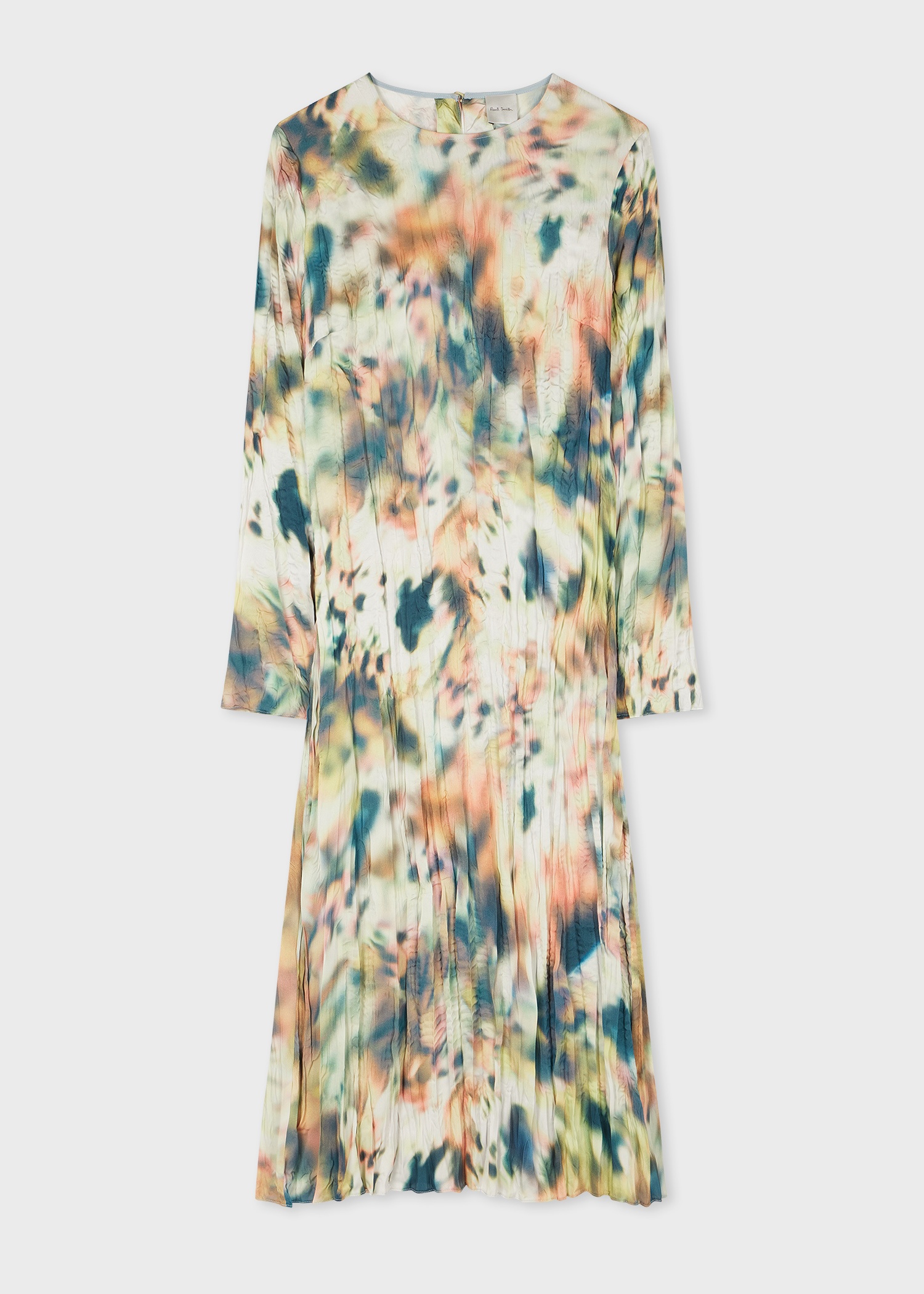Women's 'Lens Blur Botanical' Crinkle Dress - 1