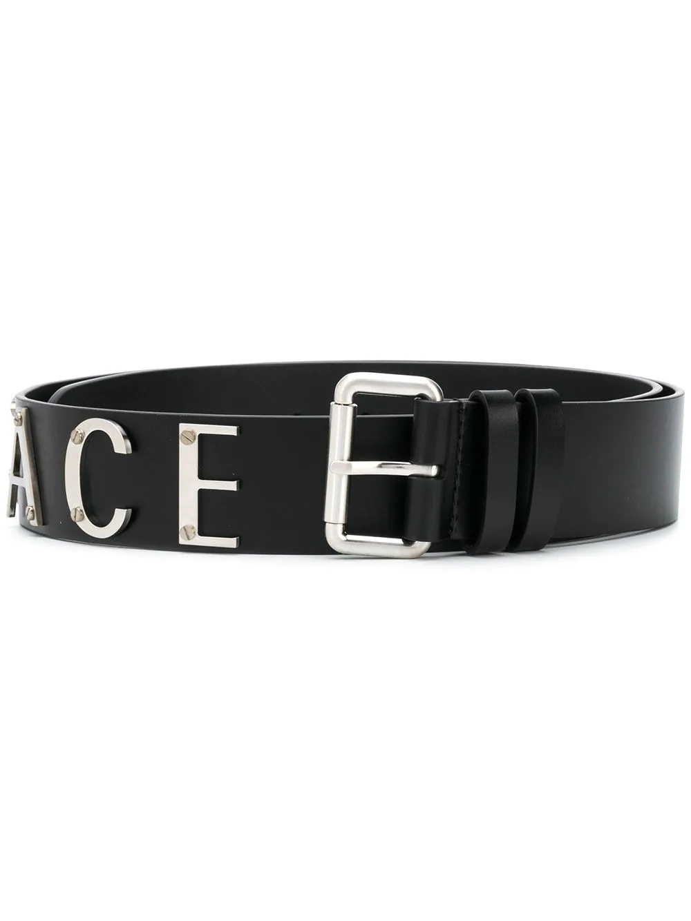 logo embellished belt - 1