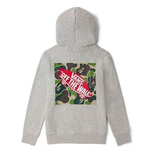 Vans x BAPE Camo Pullover Hoodie 'Grey' VN0A7XKN448 - 2