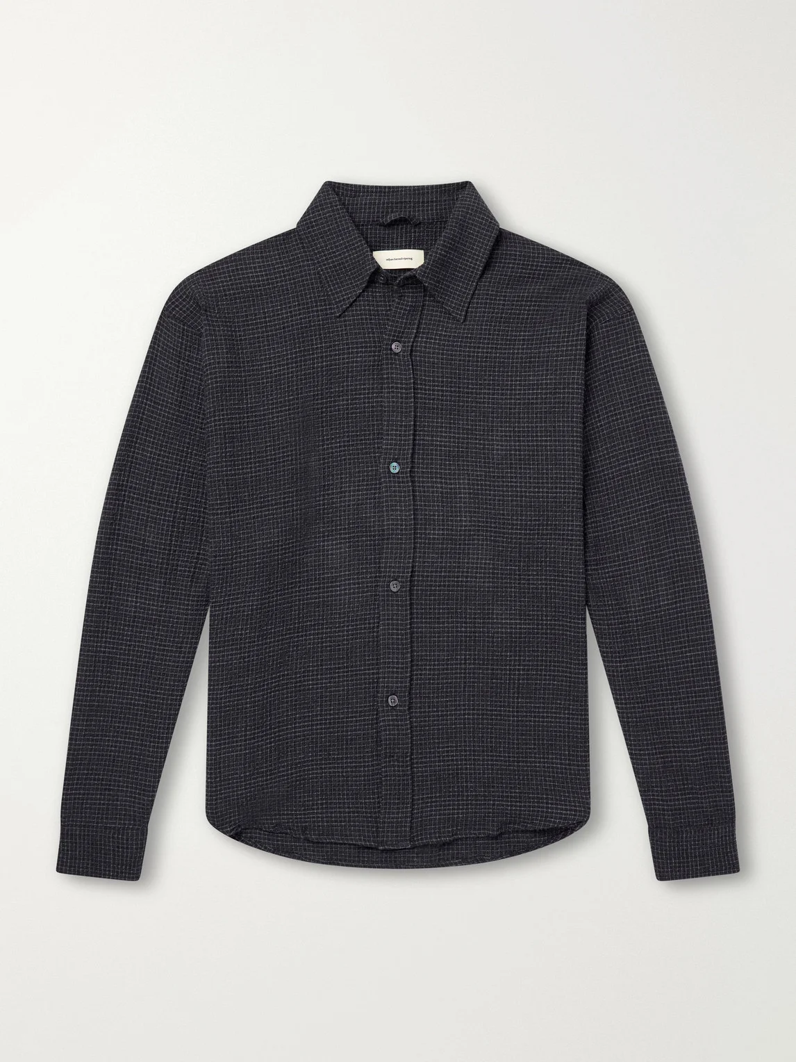 Vacation Checked Cotton and Wool-Blend Seersucker Shirt - 1