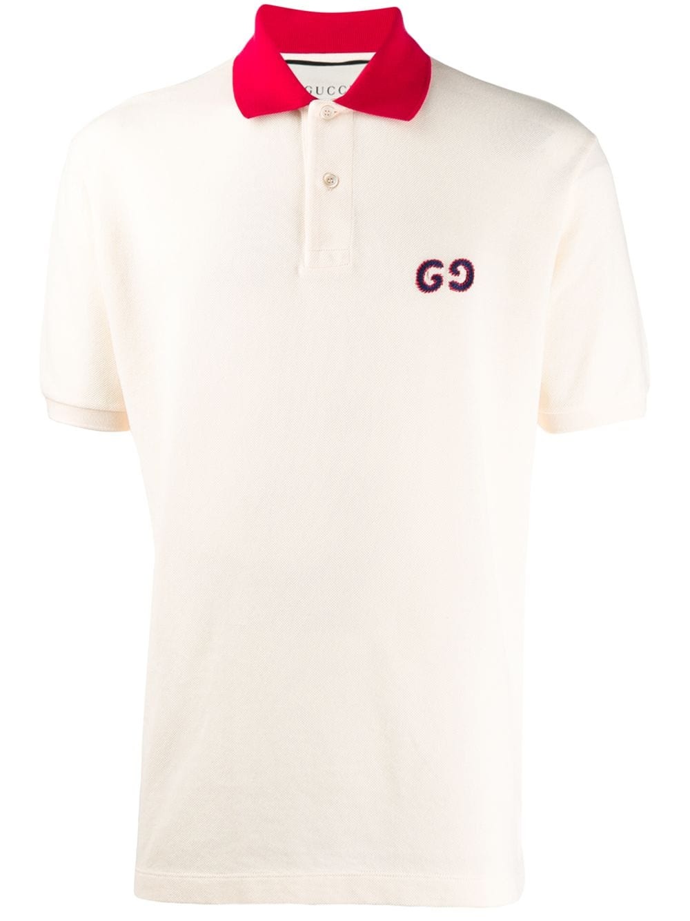 GG embroidery polo shirt - 1