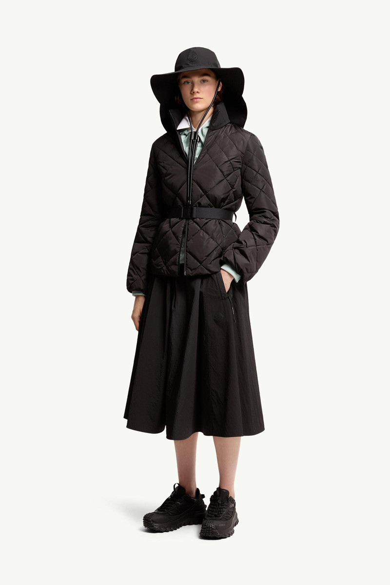 Moncler Balsamine Geometric-Quilted  Short Down Jacket outlook