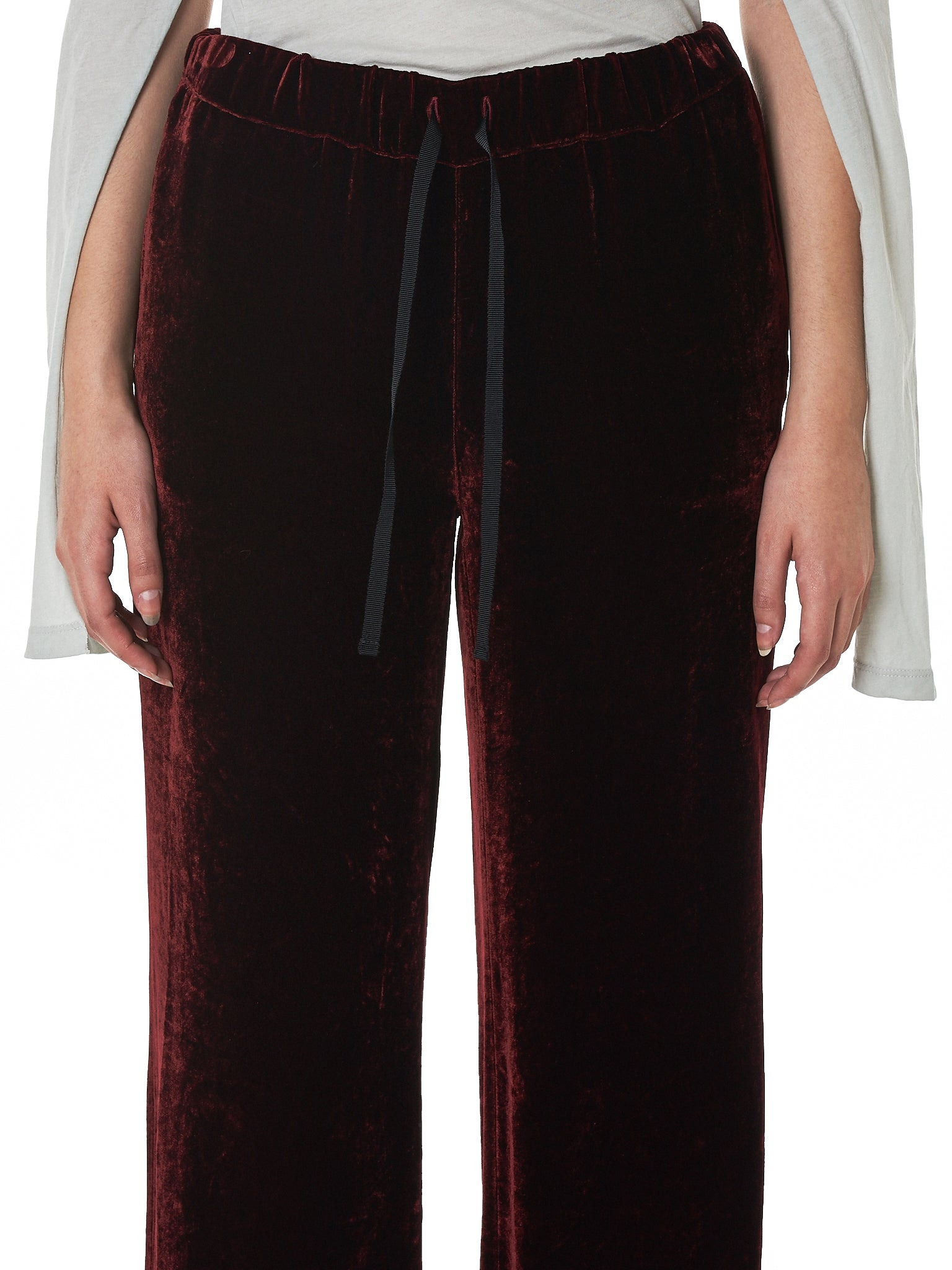 Velvet Palazzo Trousers - 5