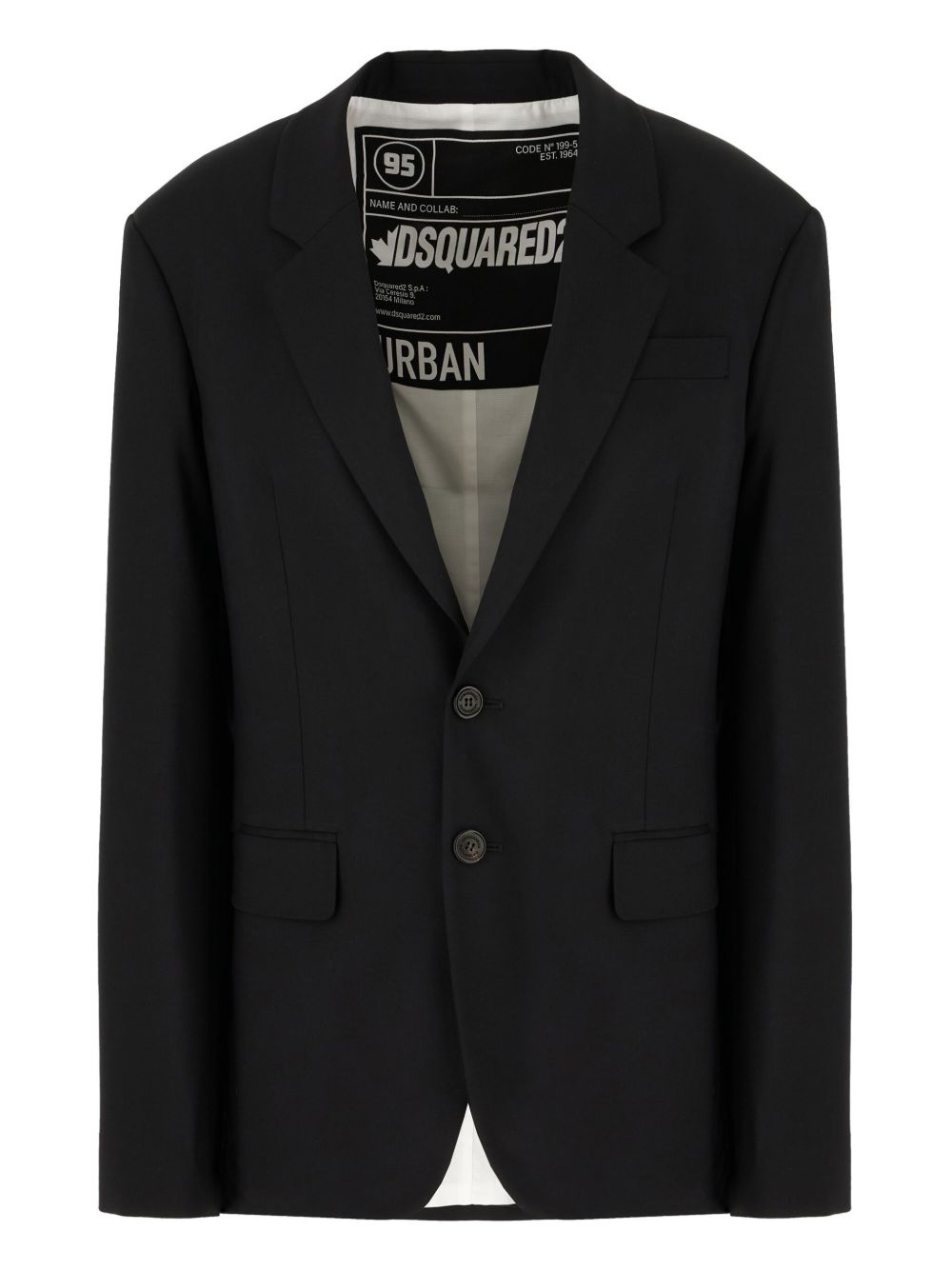 single-breasted blazer - 2